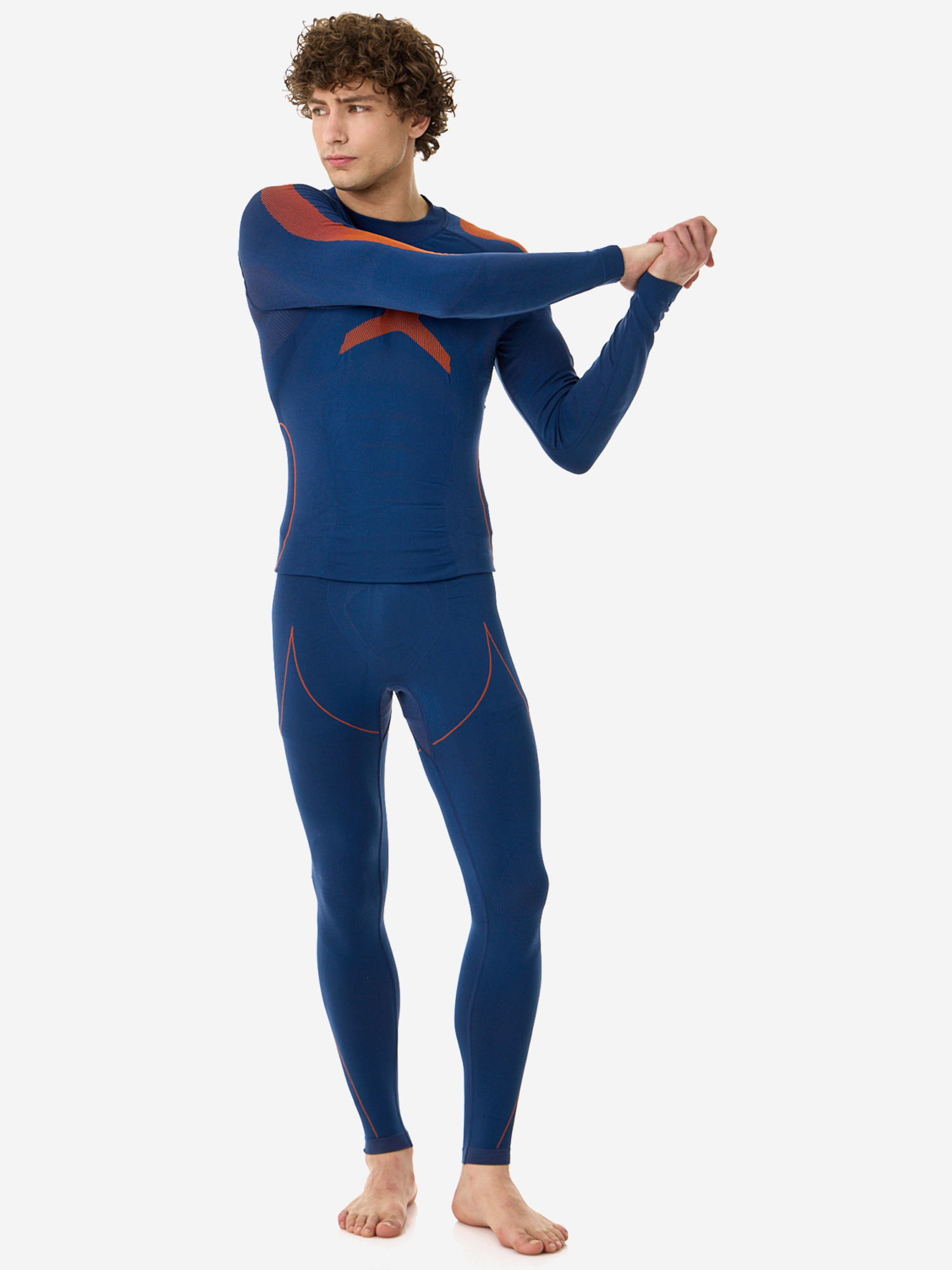 Комплект термобелья VIKING Primeone Man Set Navy/Orange, Синий