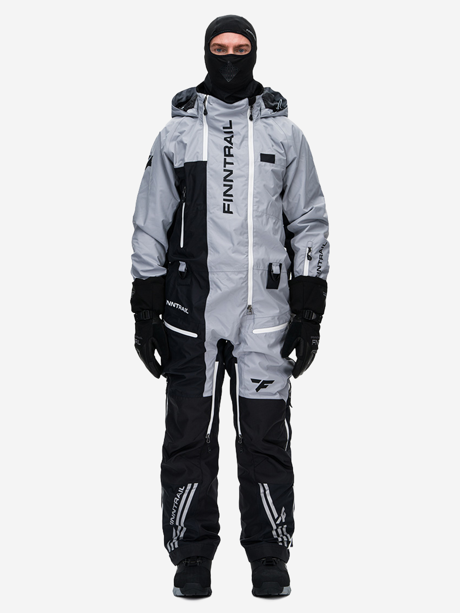 Изображение товара Комбинезон снегоходный FINNTRAIL Backcountry серый для зимних видов спорта