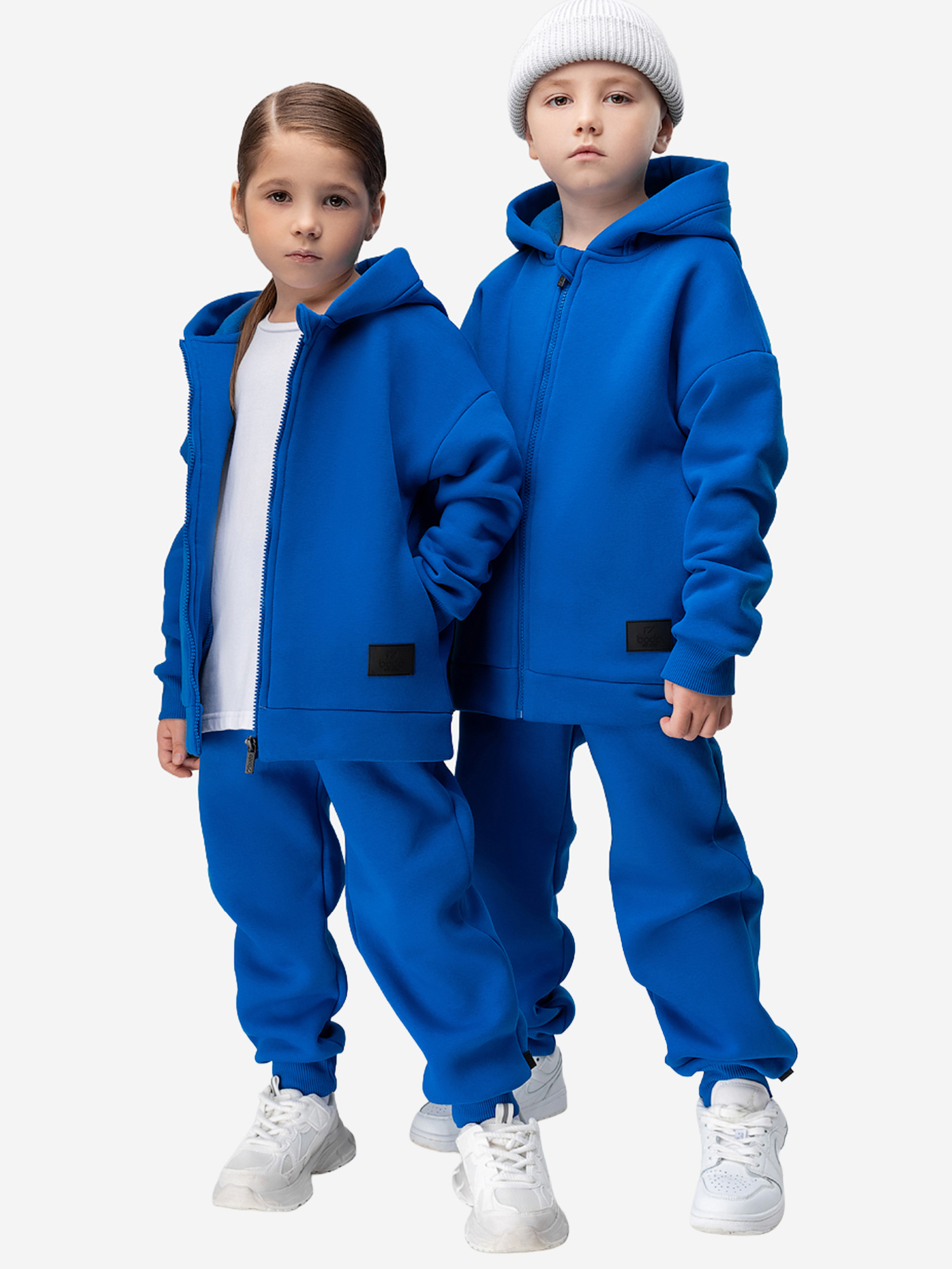 Изображение товара Синий детский костюм с начесом bodo для активного отдыха