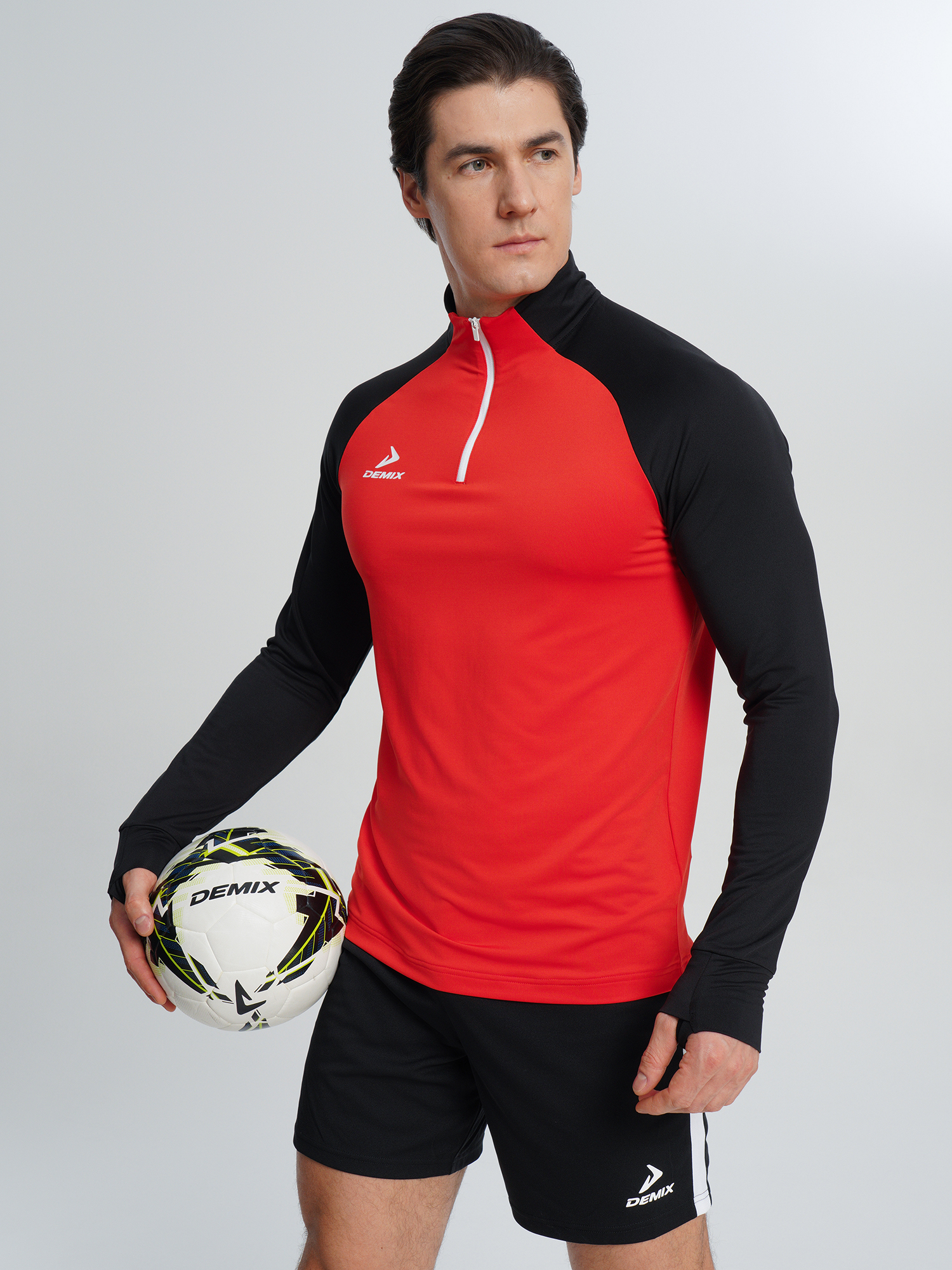 

Джемпер футбольный мужской Demix Playmaker, Красный