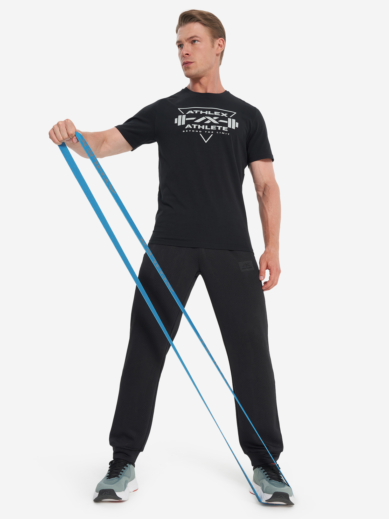 фото Футболка мужская athlex, черный
