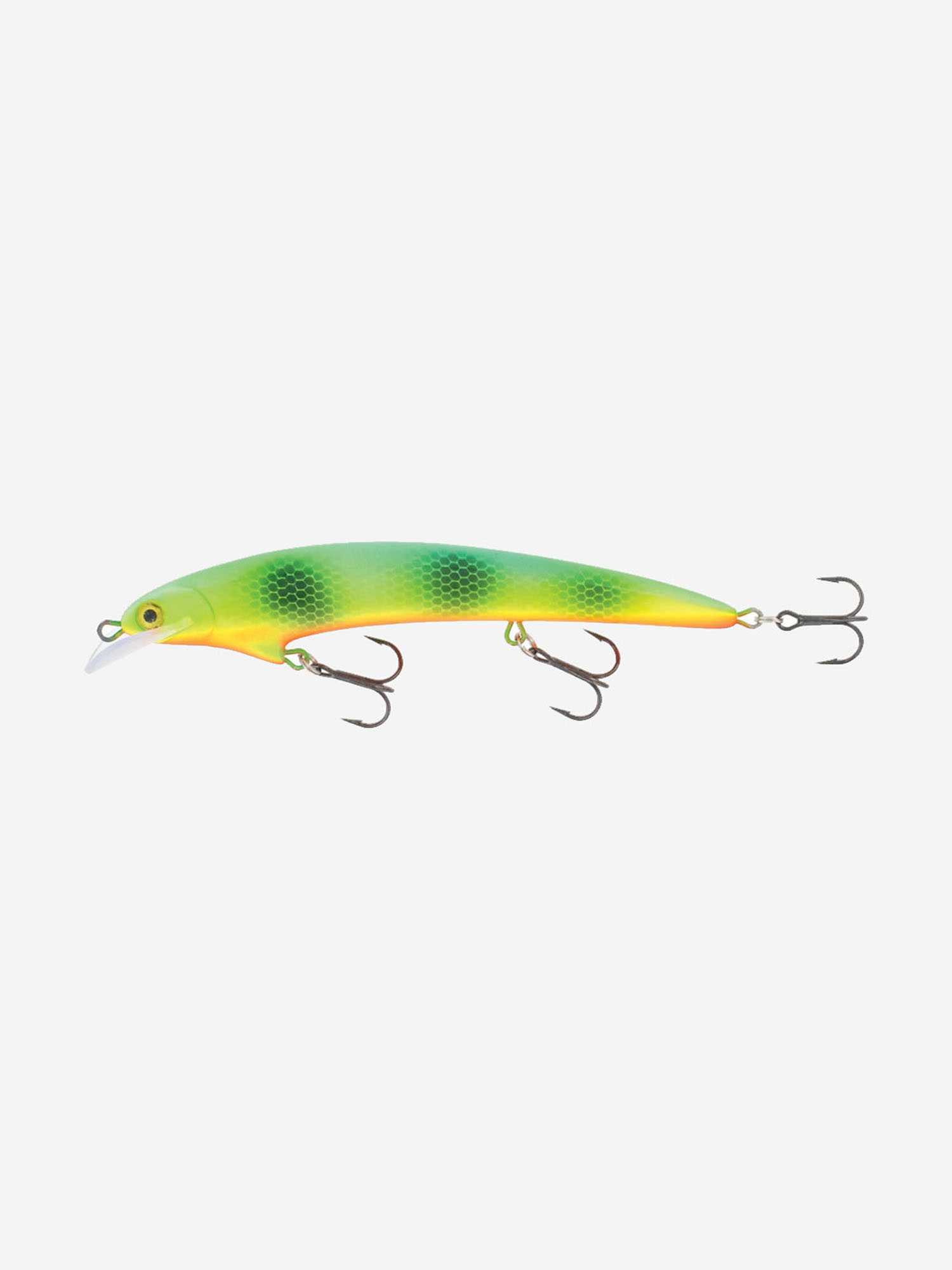 

Воблер для рыбалки Kuusamo Santeri 130mm 15г цв. BL/GR/Fye/FR,UV, Зеленый