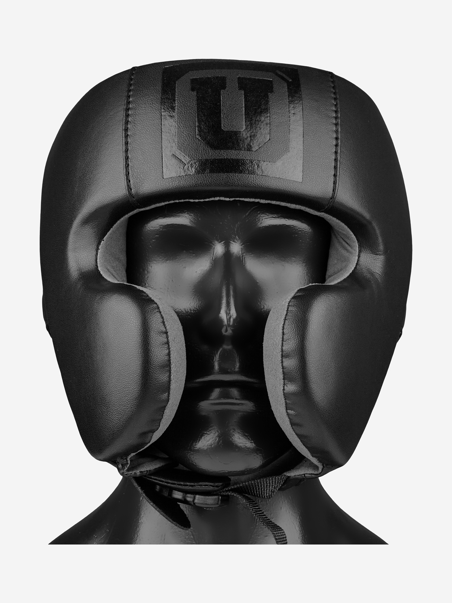 Изображение товара Боксерский шлем мексиканского стиля Ultimatumboxing GEN5MEX-HTN PITCH BLACK с алькантарой, Черный