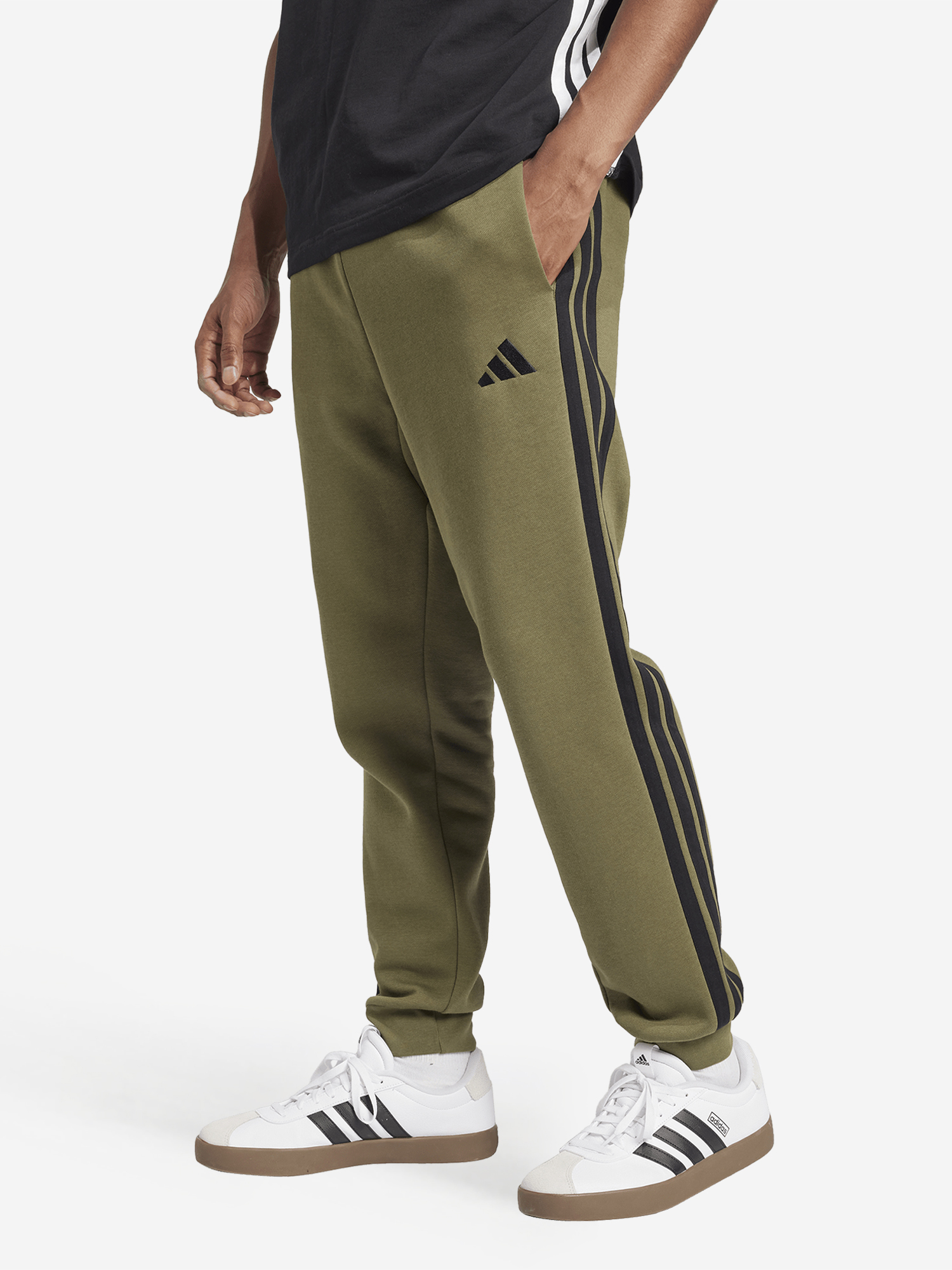 Брюки флисовые мужские adidas Зеленый 6799₽