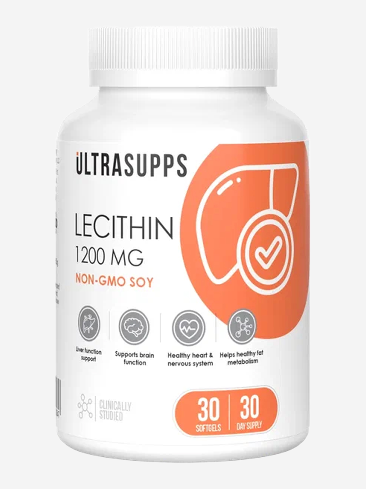 

Лецитин Ultrasupps, 30 шт, Белый