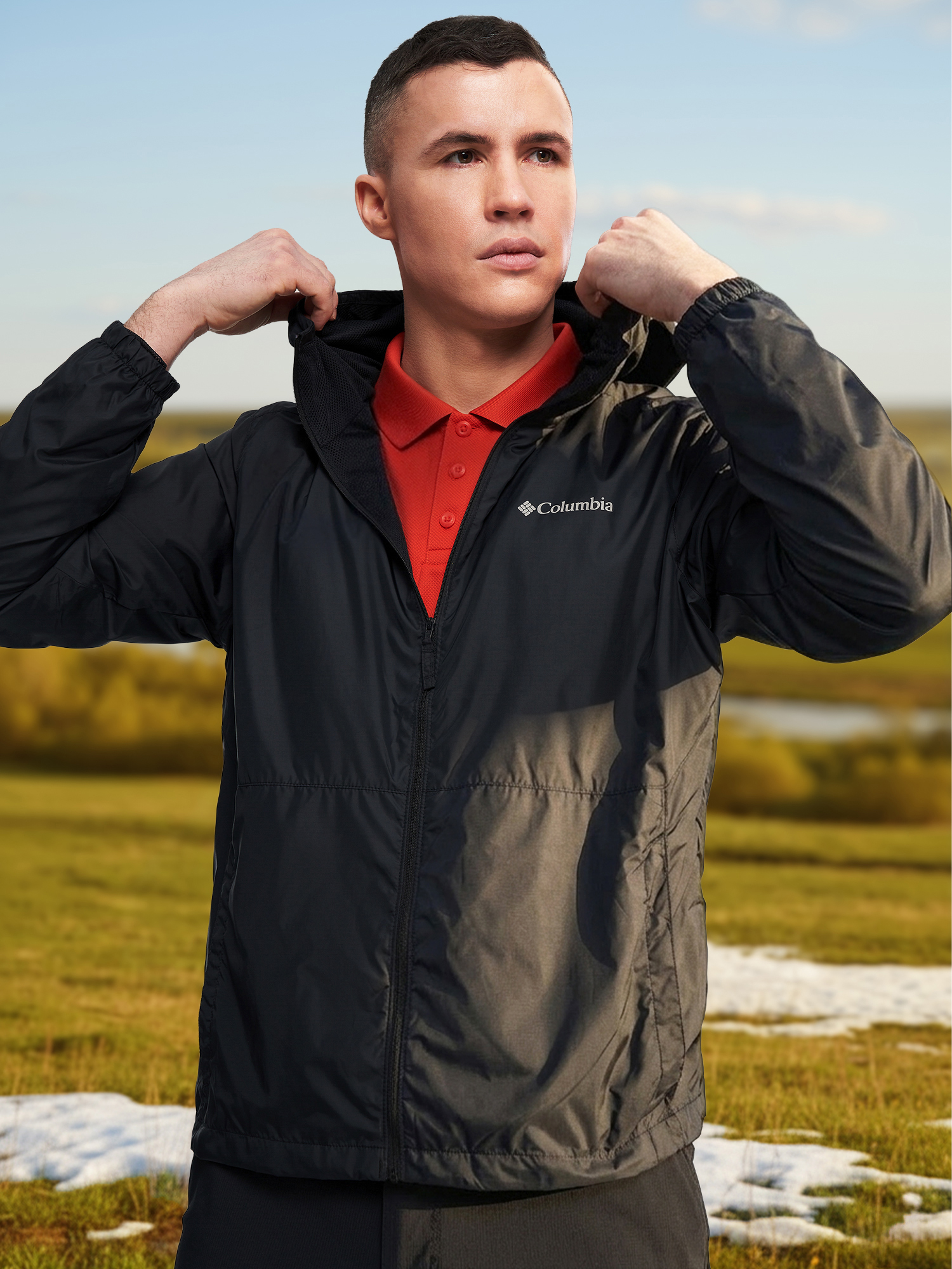 Изображение товара Columbia Discovery Loop Lined Windbreaker мужская демисезонная ветровка