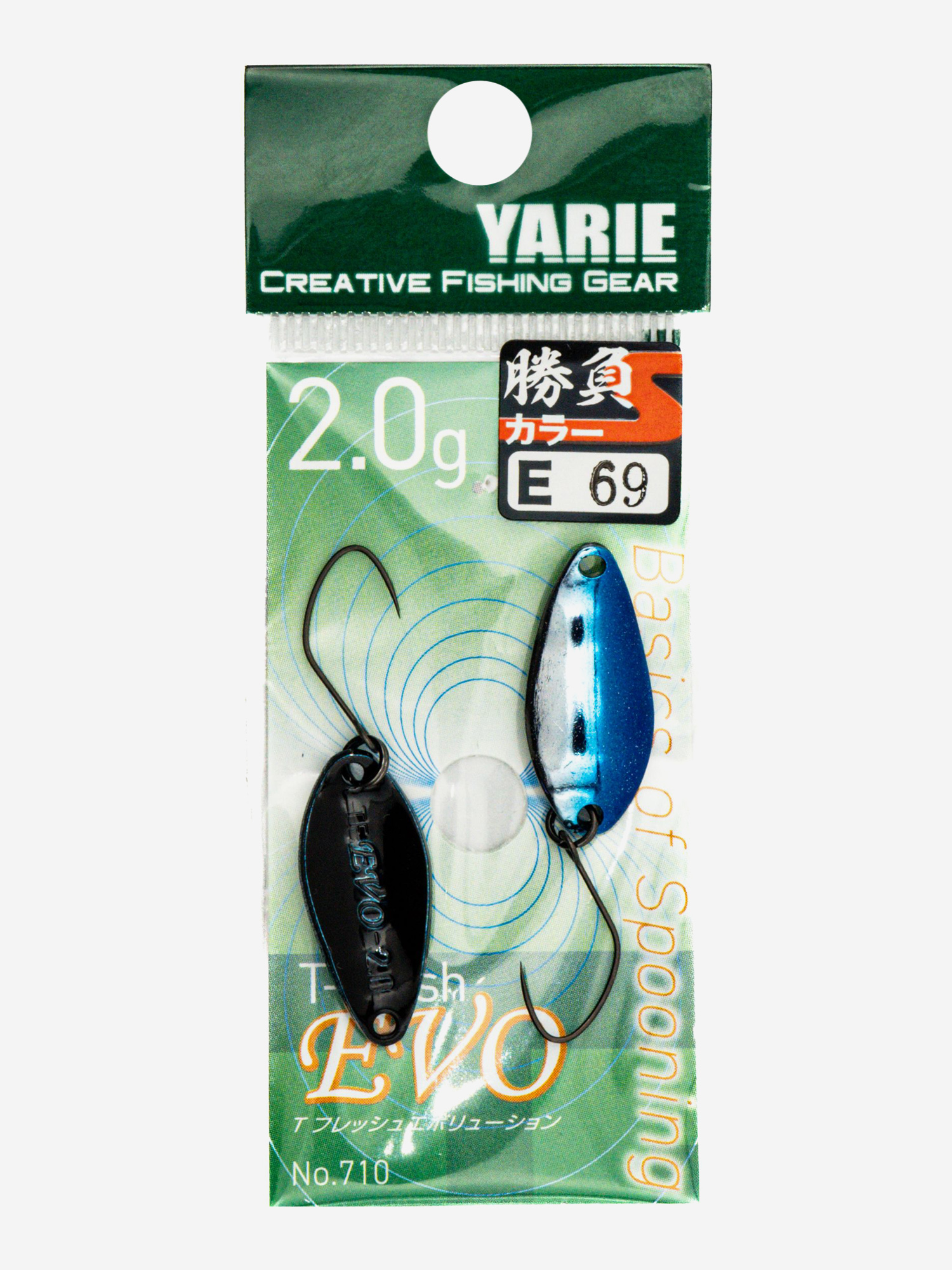 

Блесна Yarie №710 T-Fresh EVO,  гр, E69, Мультицвет