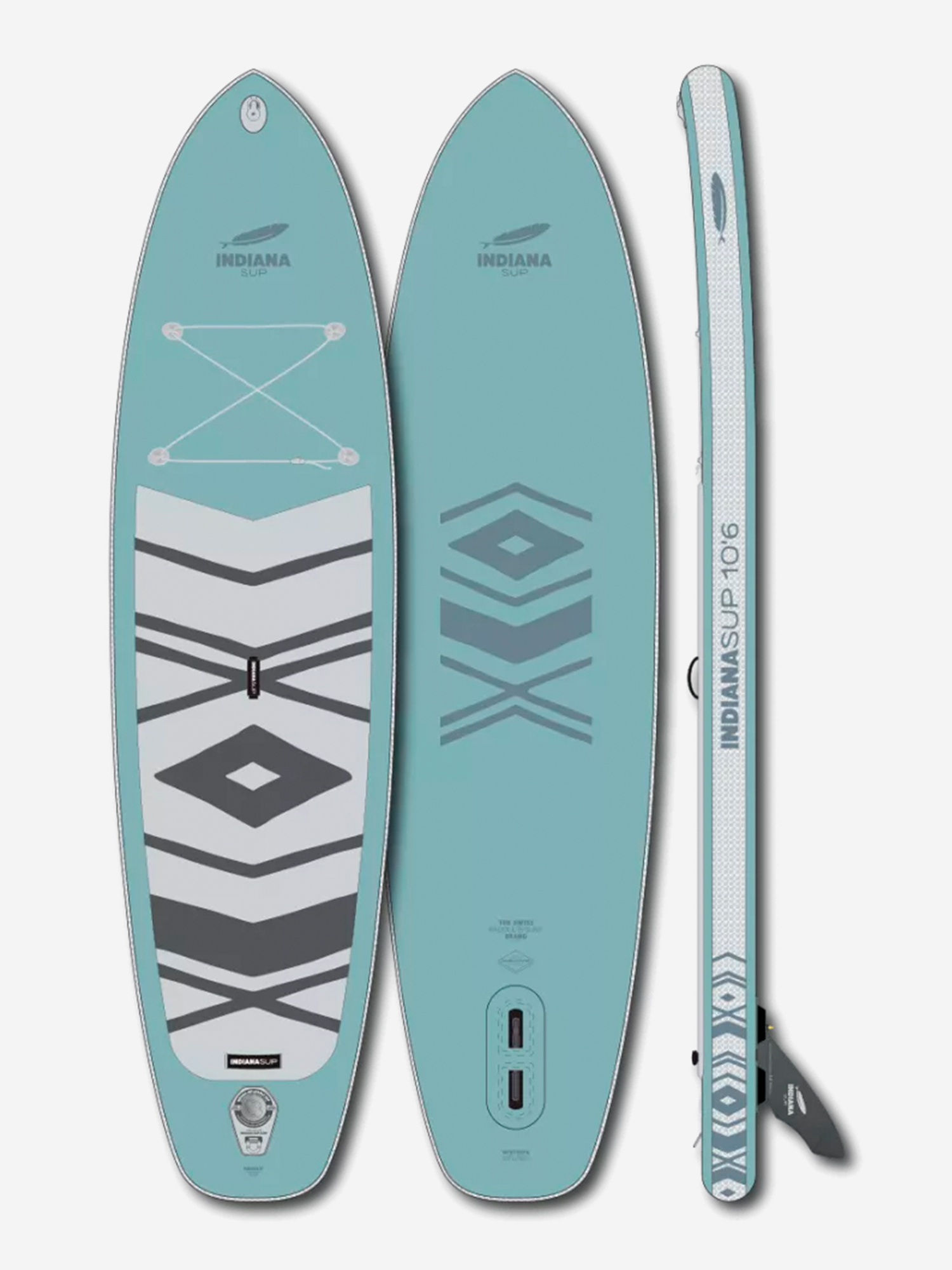 

Сапборд Indiana 10.6 Family Pack misty blue 2025, , 9.8 кг, Зеленый