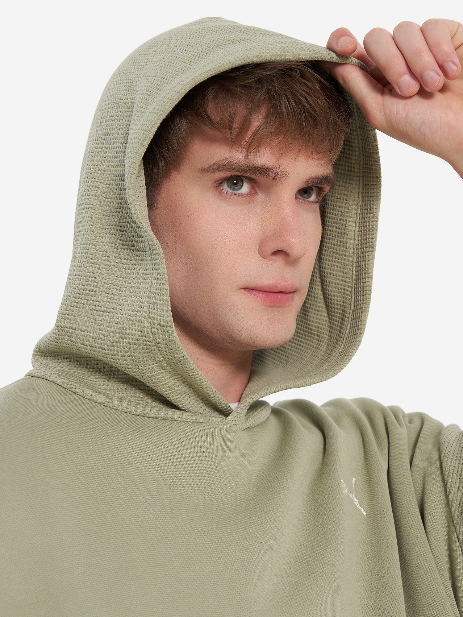 фото Худи мужское puma class, зеленый
