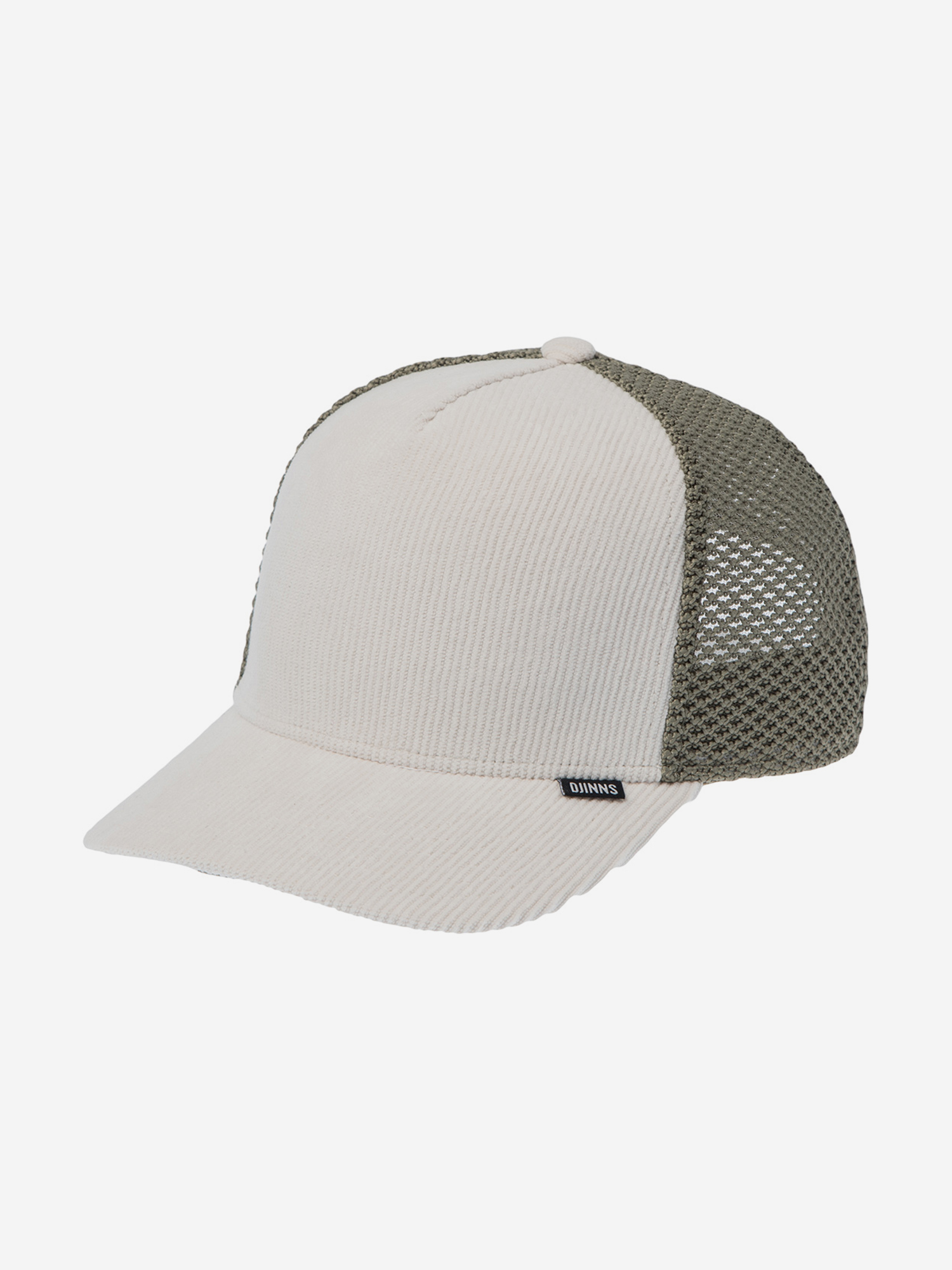 Изображение товара Бейсболка с сеточкой DJINNS HFT Casual Cord and Mesh кремовая