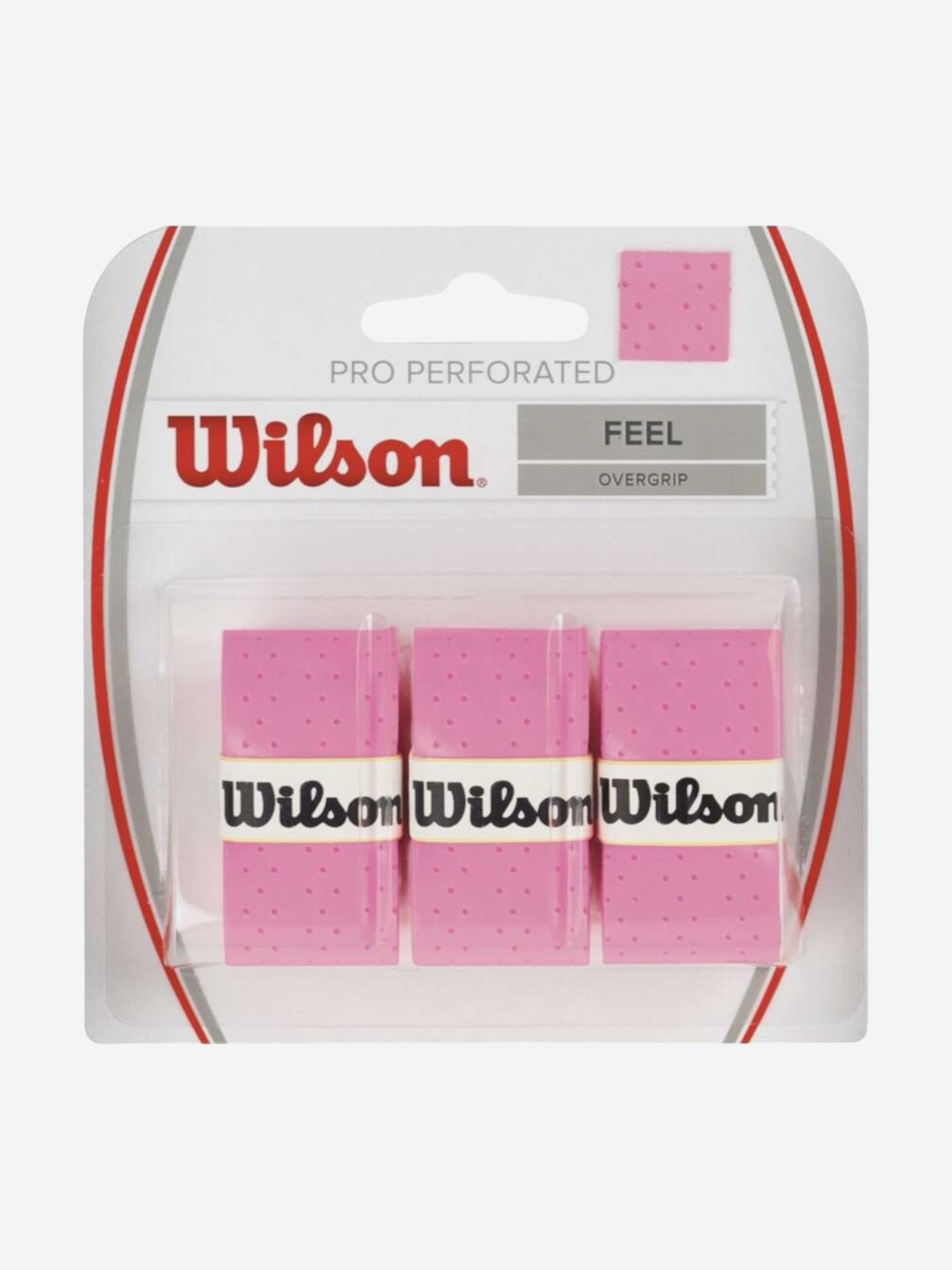 

Намотка верхняя Wilson PRO Perforated FEEL 3шт. Розовый, Розовый