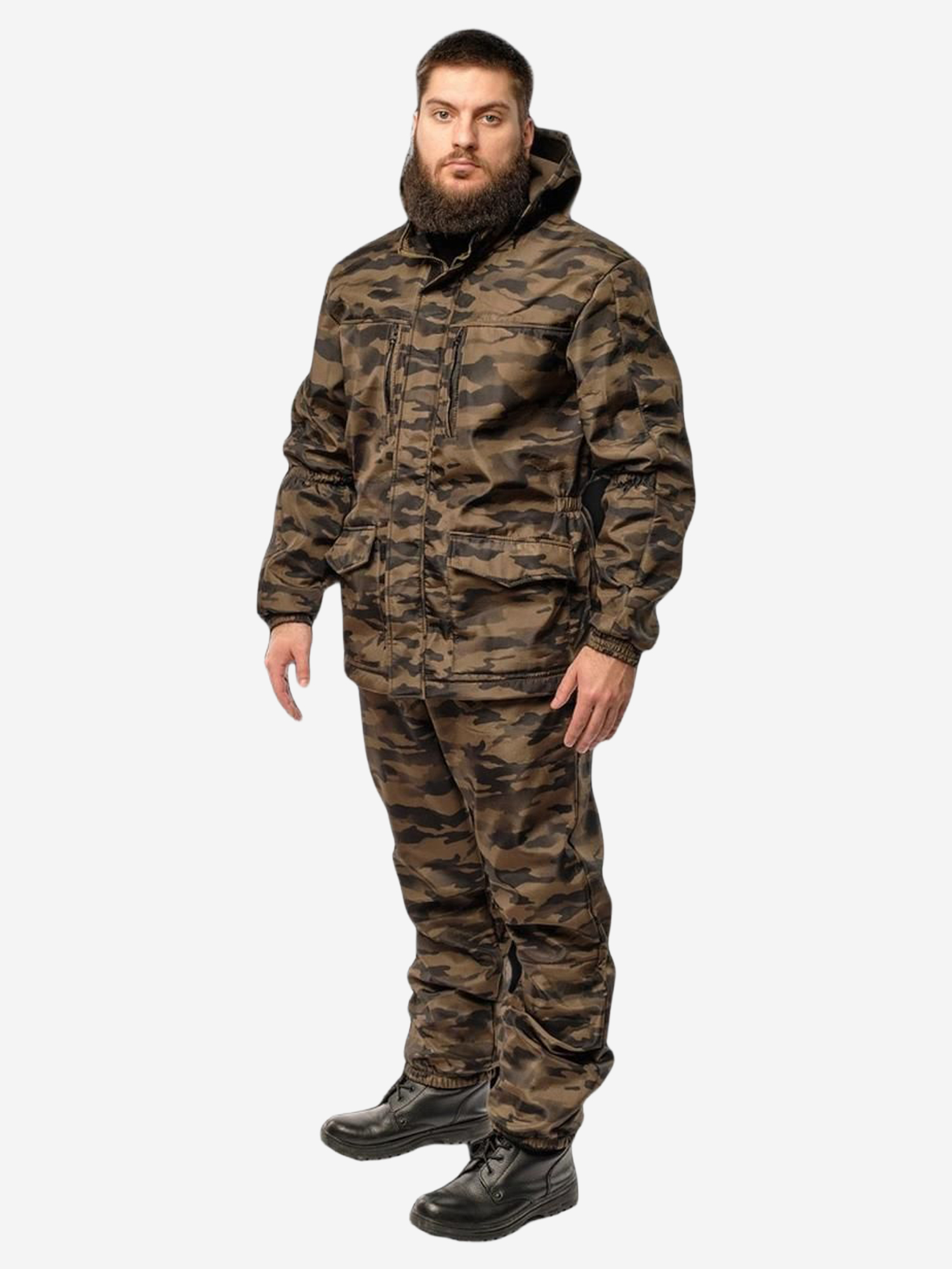 Изображение товара Мужской демисезонный костюм для охоты и рыбалки Fantom Force Gorka Light коричневый