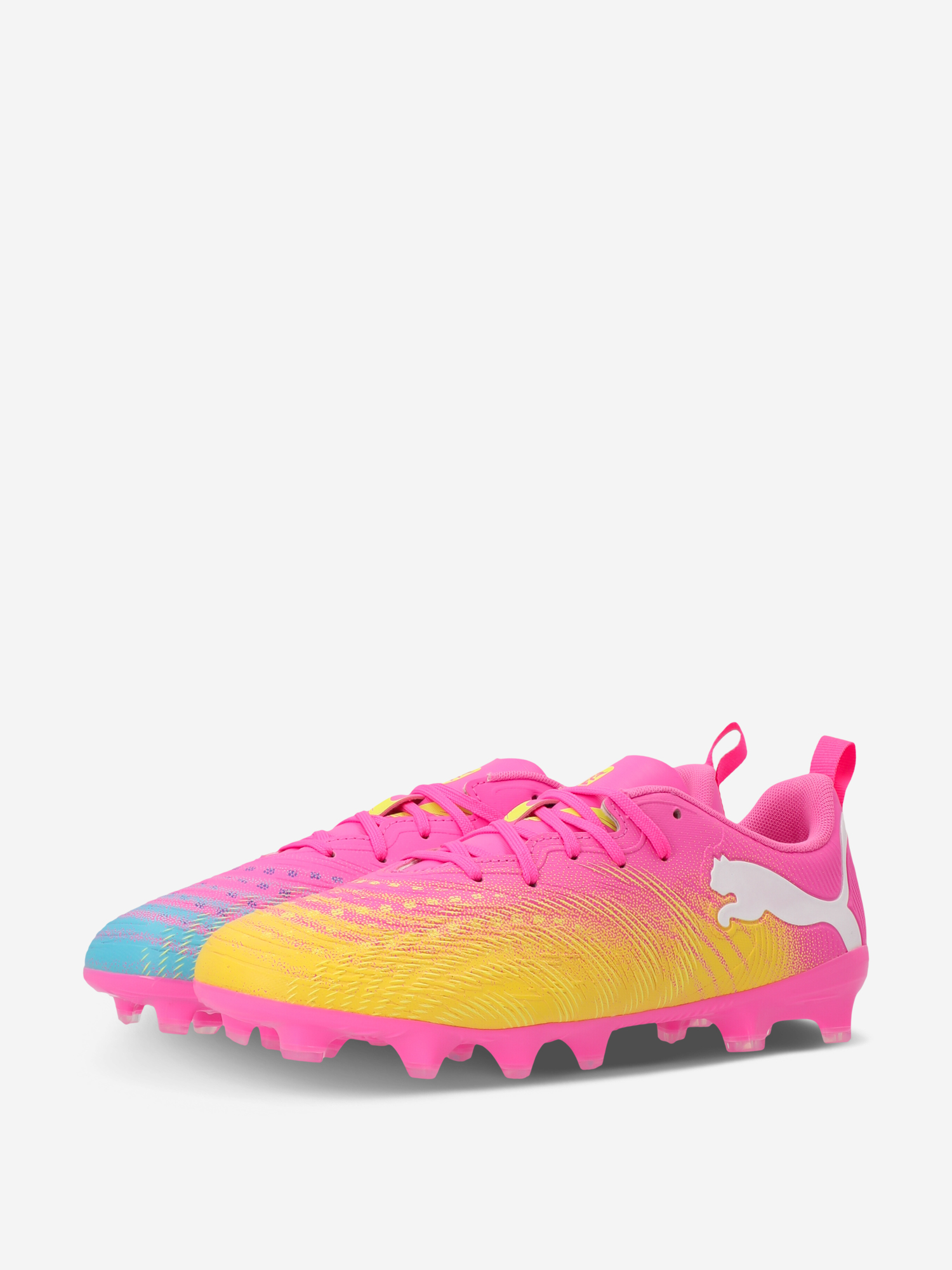 Бутсы для мальчиков PUMA Future 9 Play Fg/Ag, Розовый 2