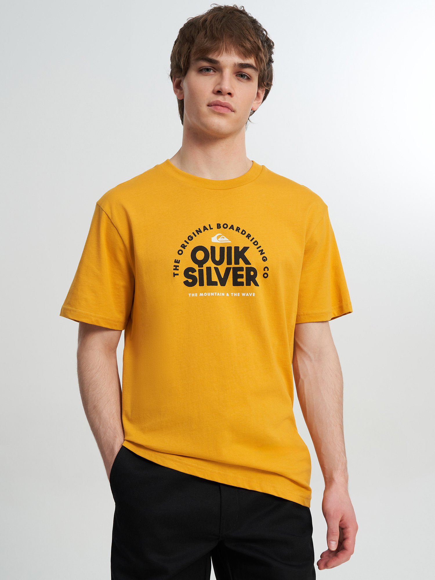 Футболка Quiksilver Fundamental Ride, желтый, арт. EQYZT08260Q02-YKM0