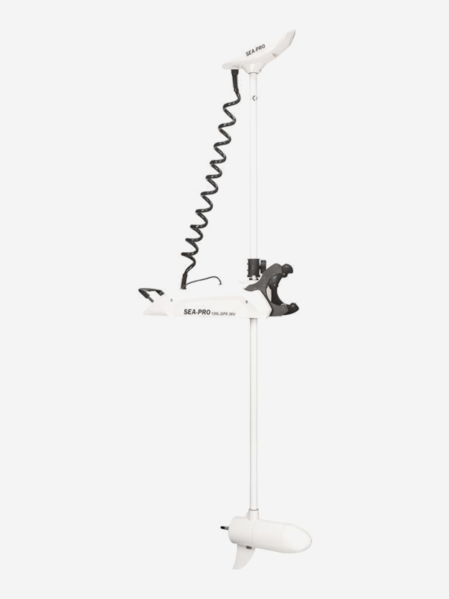 Изображение товара Лодочный носовой электромотор с функцией Якорь SEA-PRO 120L GPS (60''), Белый/черный