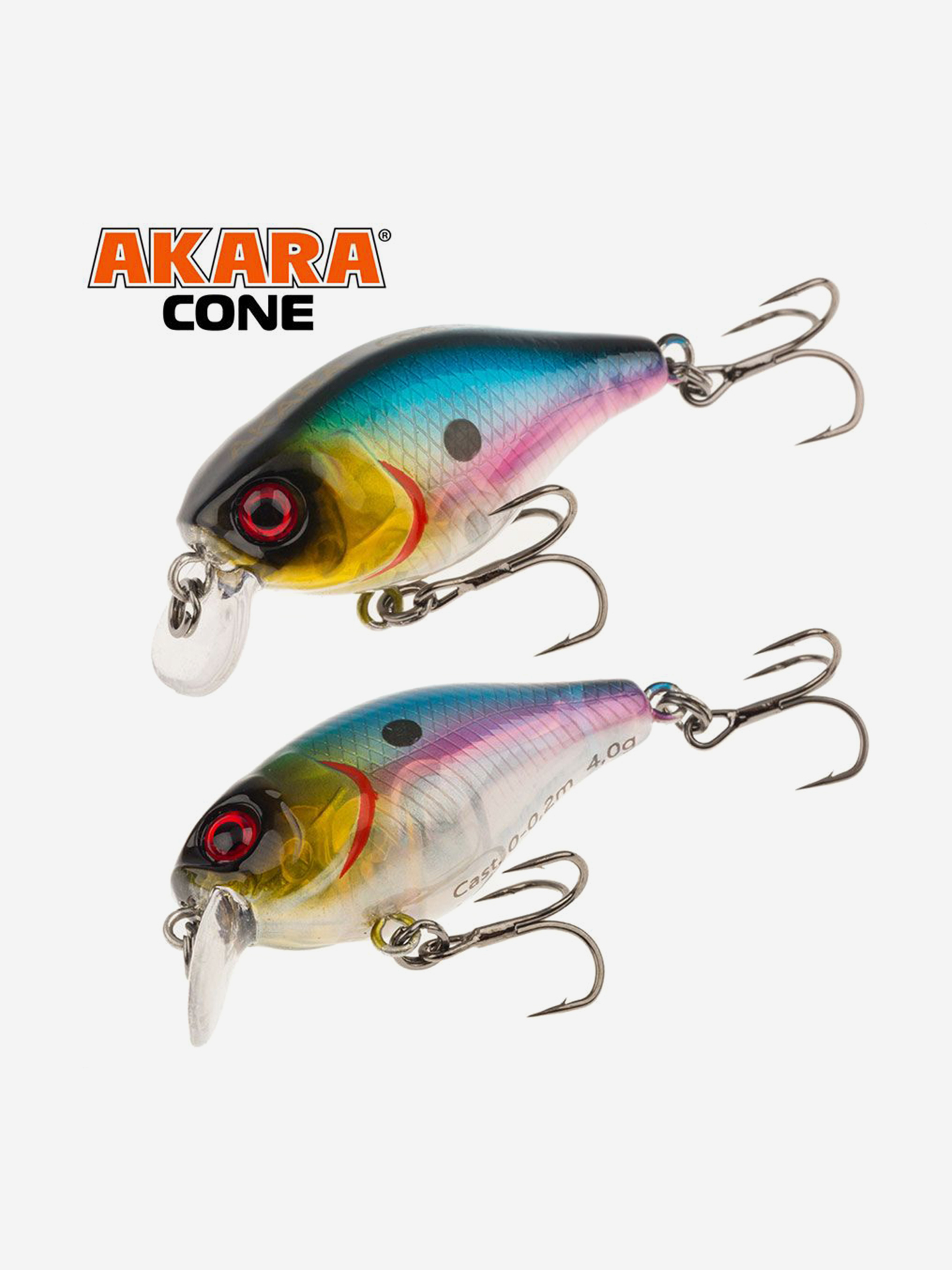 Изображение товара Воблер Akara Cone 35F кренк плавающий на форель и голавля