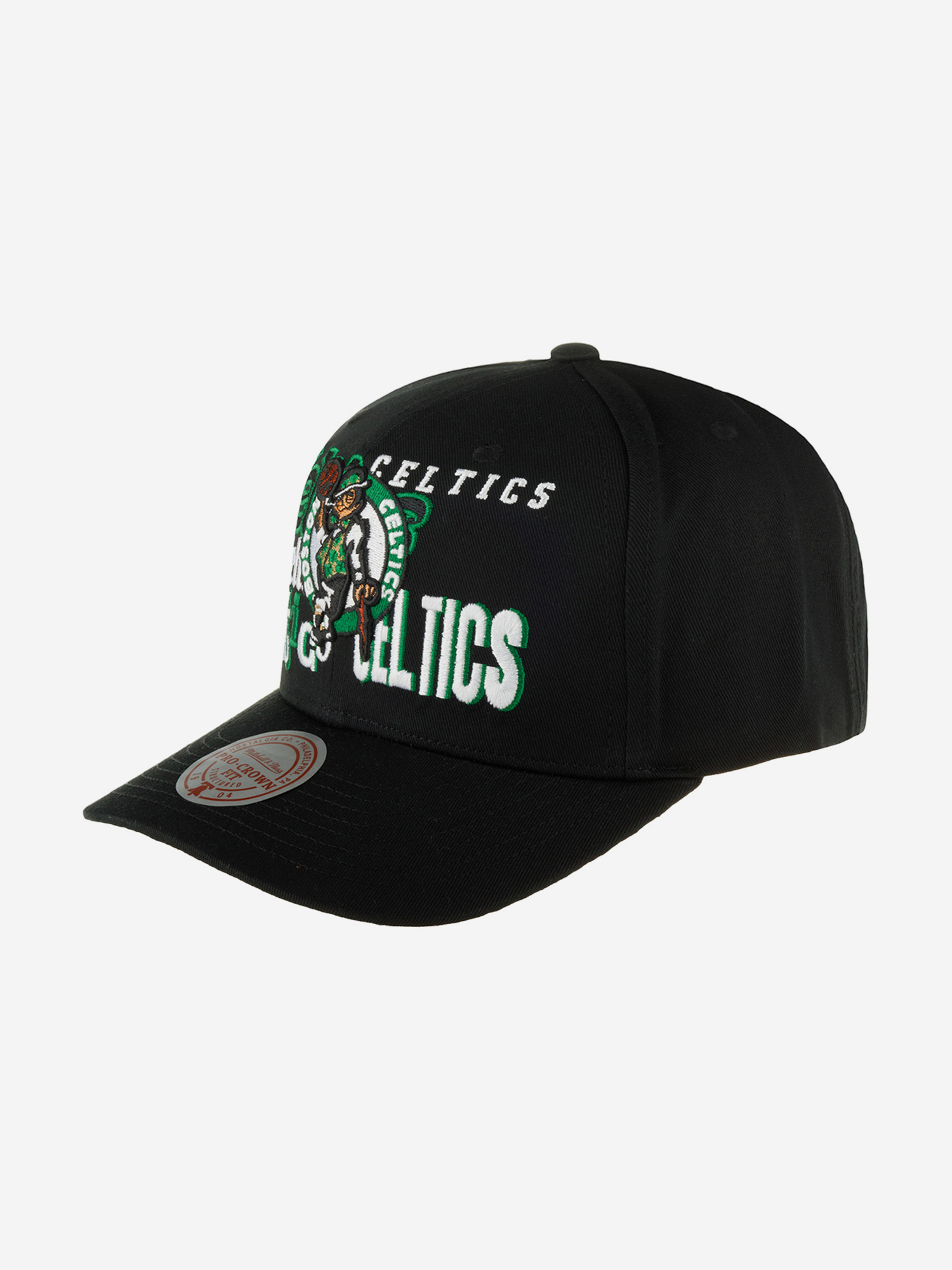 

Бейсболка MITCHELL NESS HHSS6572-BCEYYPPPBLCK Boston Celtics NBA (черный), Черный