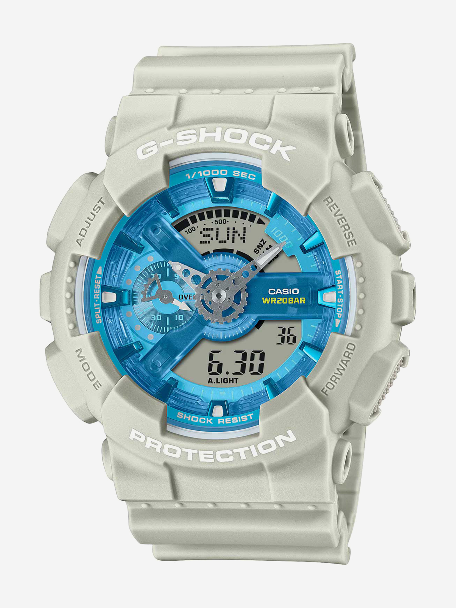 Изображение товара Спортивные часы CASIO GA-110AS-5A, Коричневый/красный/белый