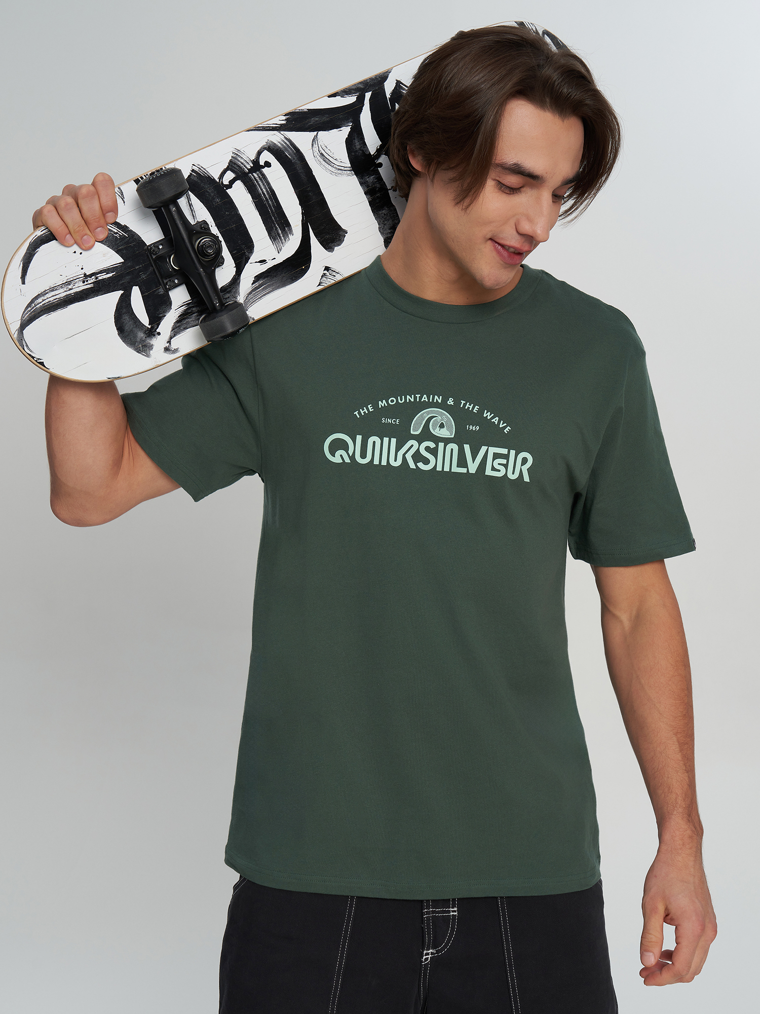 Изображение товара Футболка мужская Quiksilver Ev Vista, Зеленый