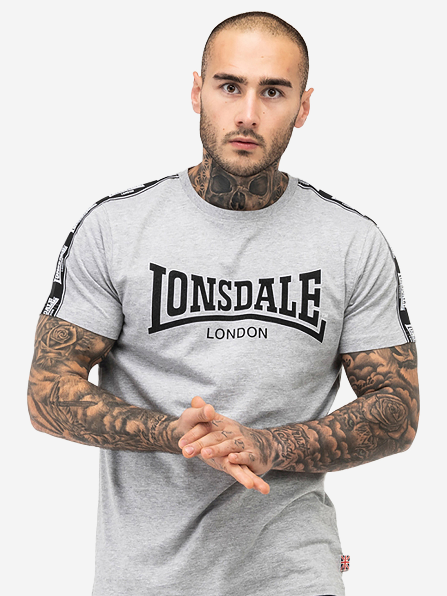 

Футболка мужская LONSDALE VEMENTRY, Серый