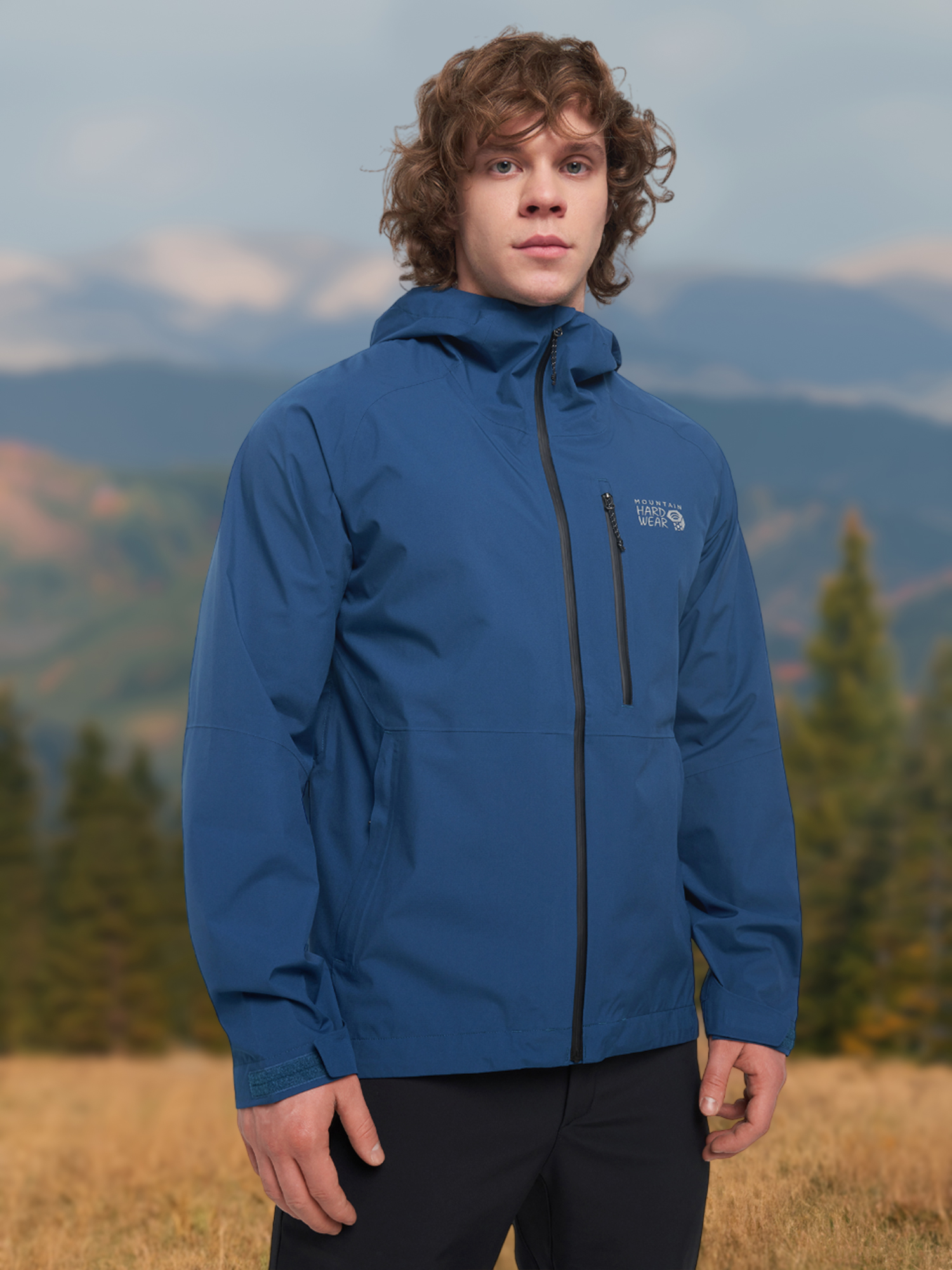 

Куртка мембранная мужская Mountain Hardwear Stretch Ozonic Jacket, Синий