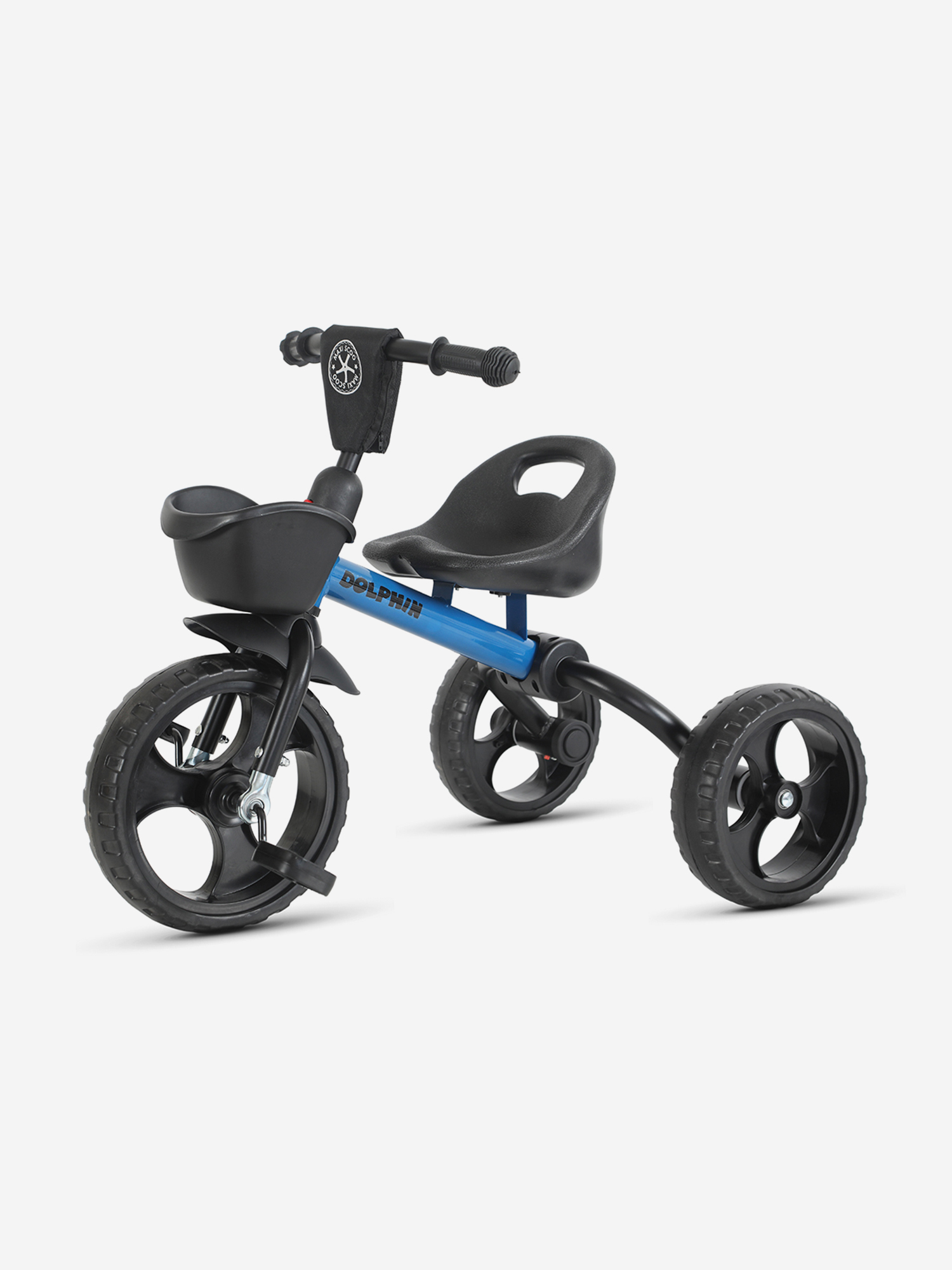 Изображение товара Велосипед детский трехколесный складной Maxiscoo Dolphin синий, 2026