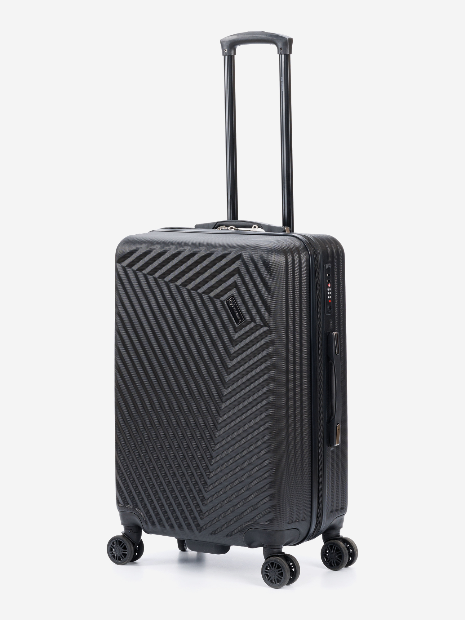 Изображение товара  TORBER Lama Чемодан ABS 62 л черный 43х25,5х67 см двухотделочный