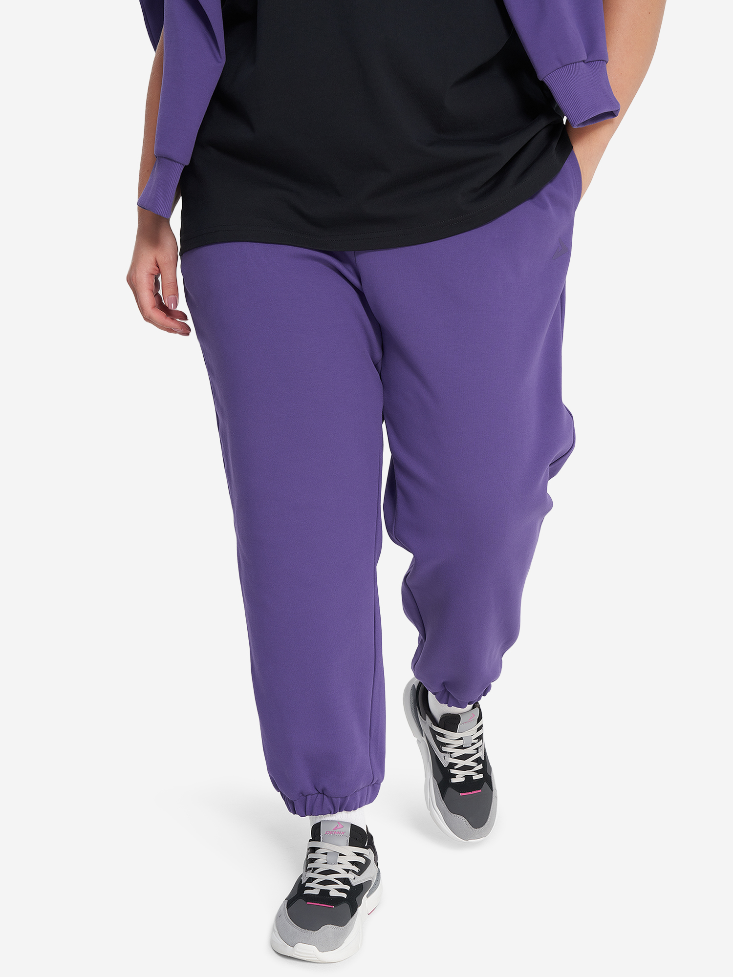 

Брюки женские оверсайз Demix, Plus Size, Фиолетовый