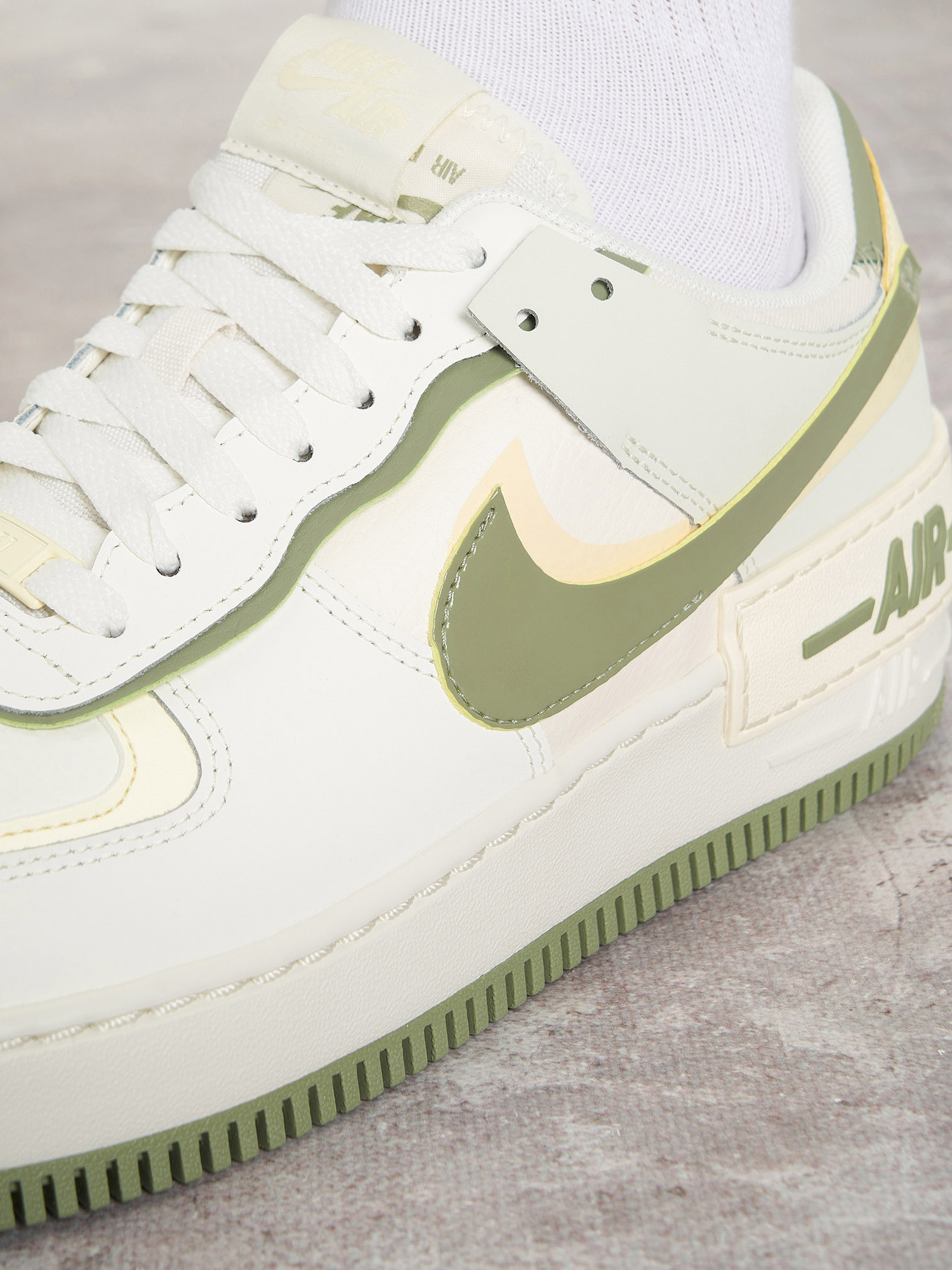 фото Кеды женские nike air force 1 shadow, белый