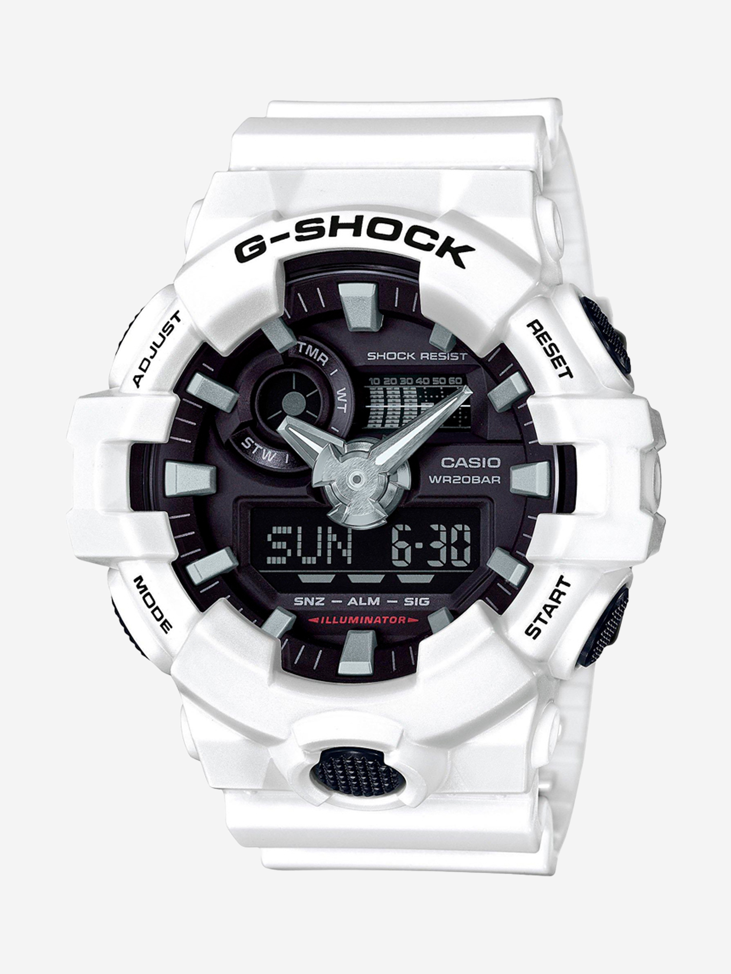 

Спортивные часы CASIO GA-700-7A, Белый