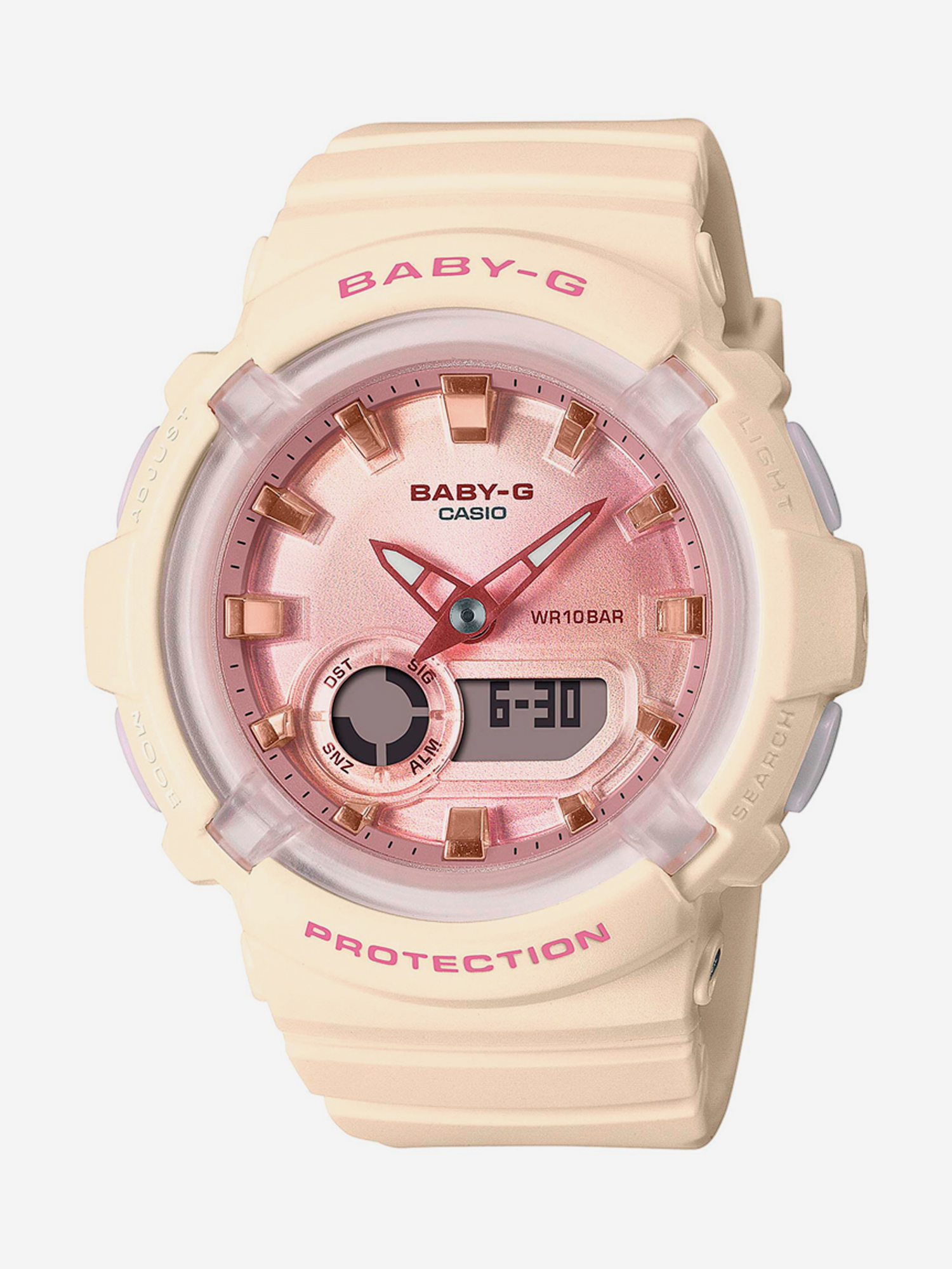 

Спортивные часы CASIO BGA-280-4A2, Бежевый