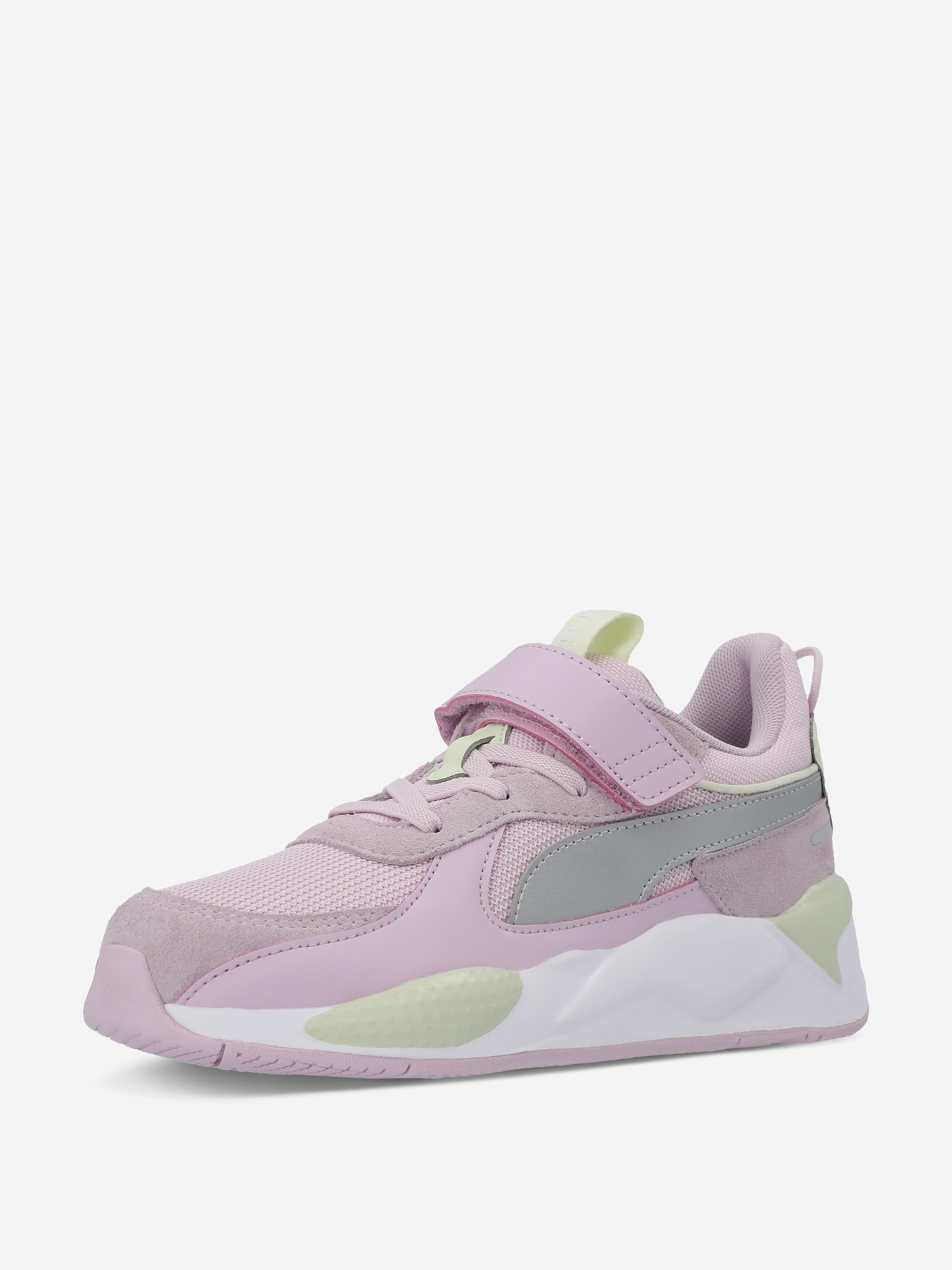 Кроссовки для девочек PUMA RS-X Metallic Ac+ Ps, Розовый 391985P0P-05, размер 30 - фото 2