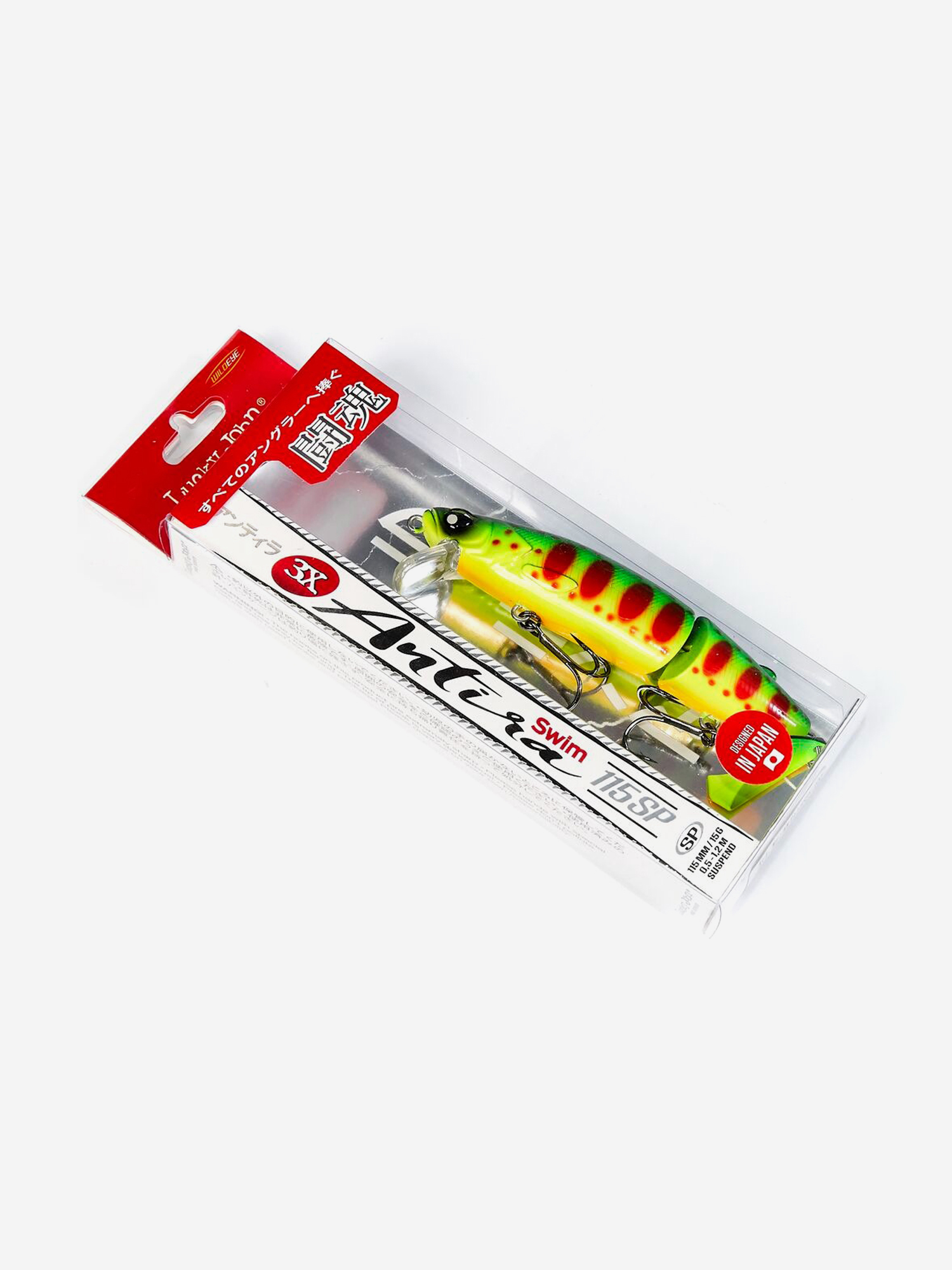 

Воблер суспендр LUCKY JOHN Pro Series ANTIRA SWIM SP 115 11.50/201, Мультицвет