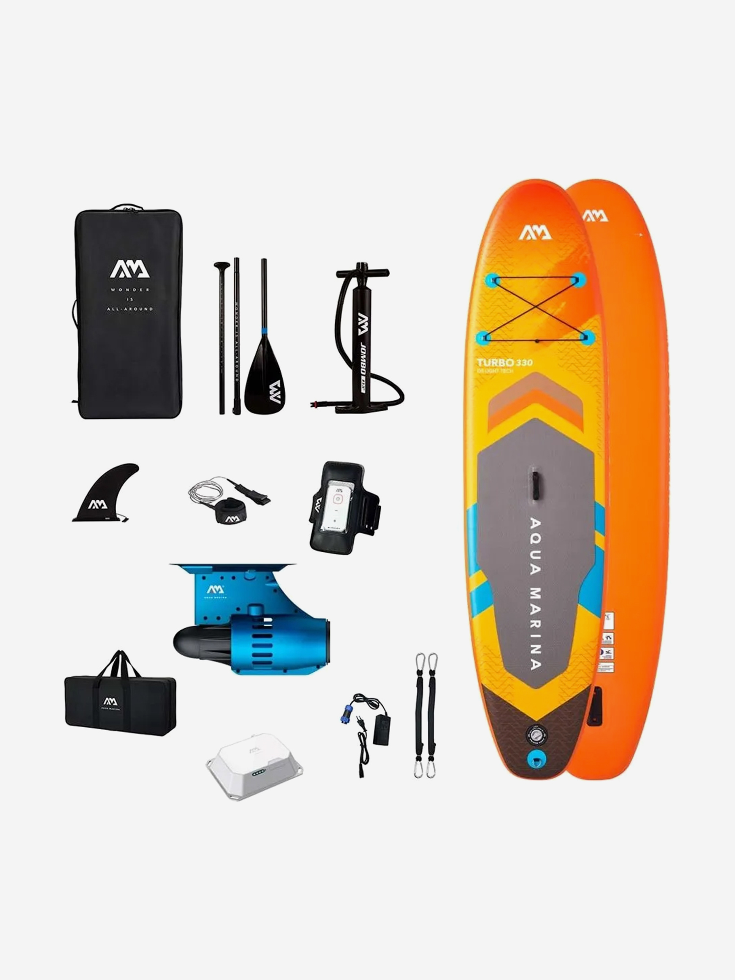 Изображение товара Сапборд двухслойный Aqua Marina Turbo 330 см, Оранжевый