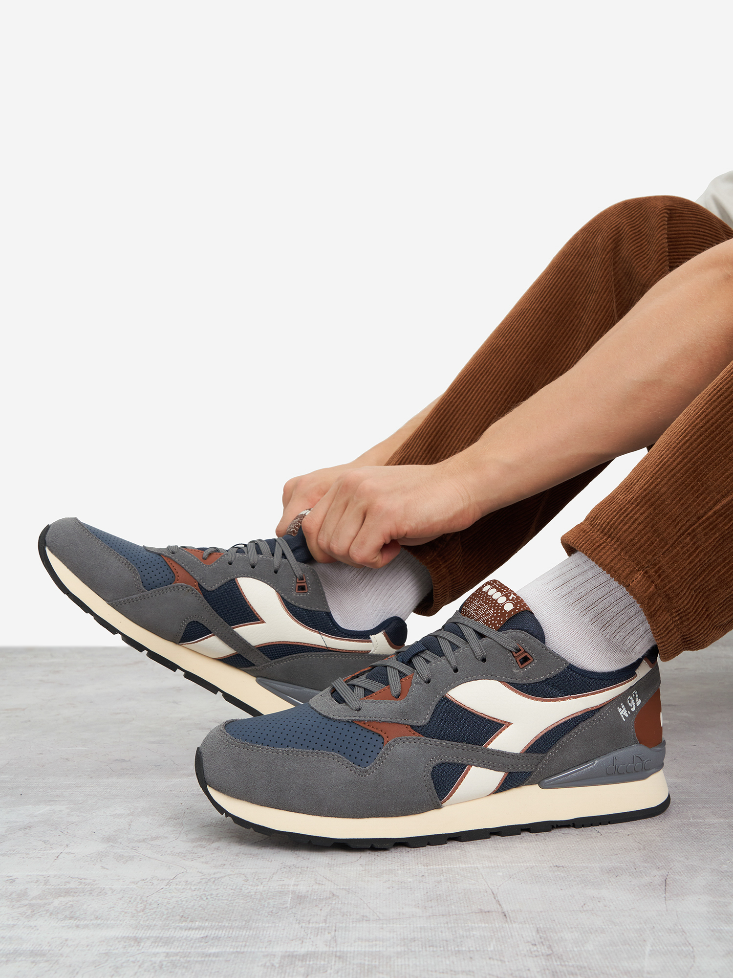 Кроссовки мужские Diadora N.92 Advance, синий, арт. 24972