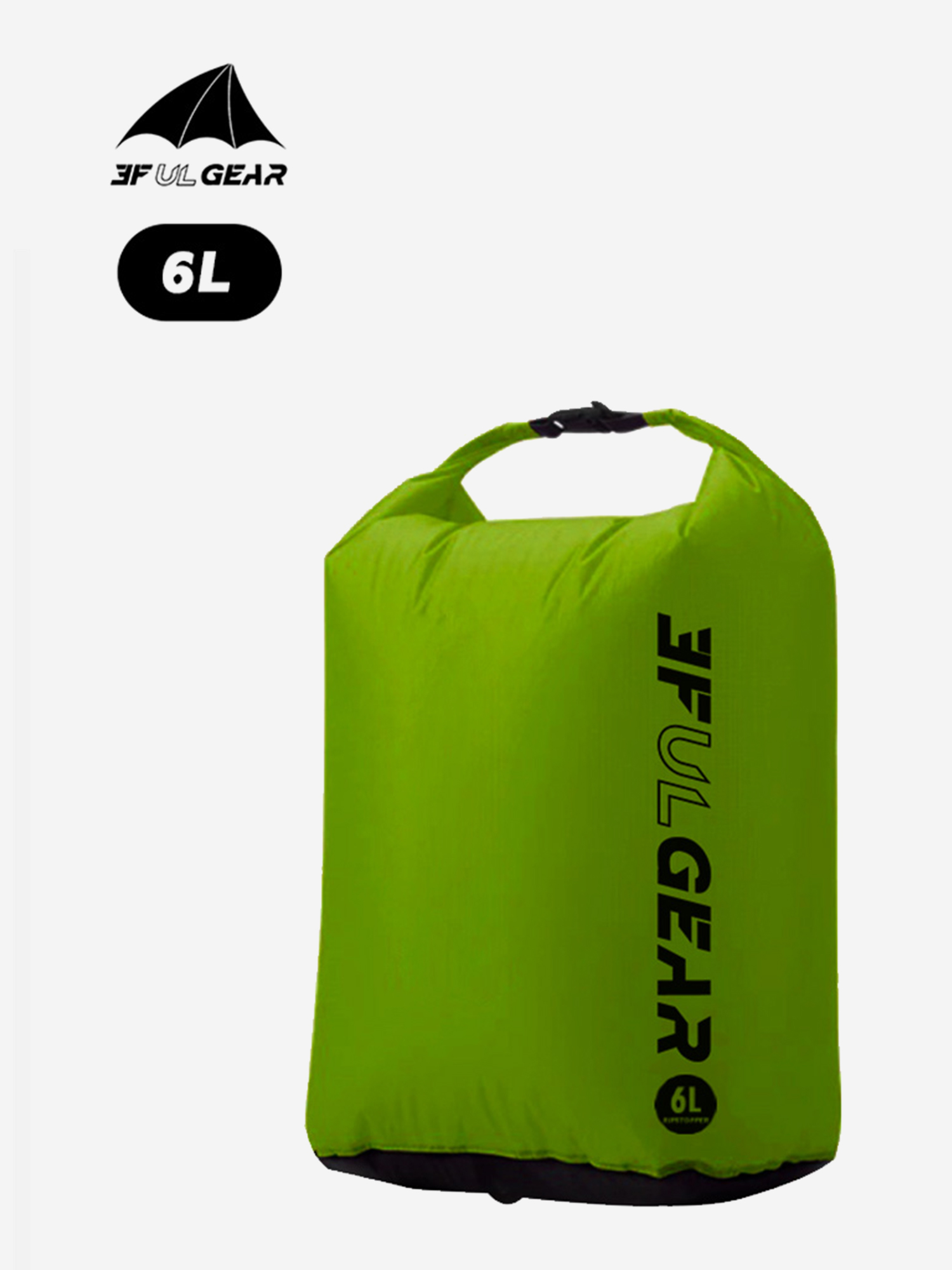 Изображение товара 3F UL GEAR Гермомешок 6 L нейлон зеленый