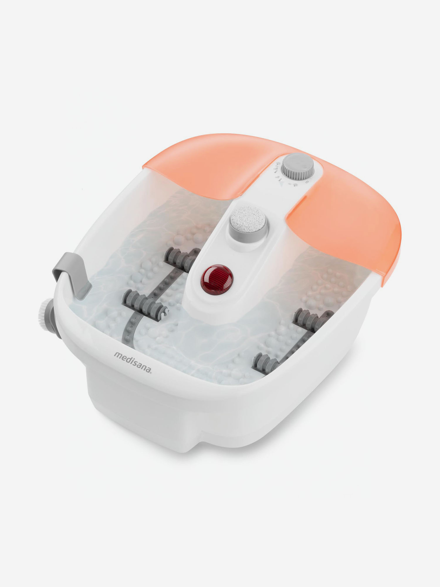 

Комфортная гидромассажная ванна для ног Medisana FS 883, Белый