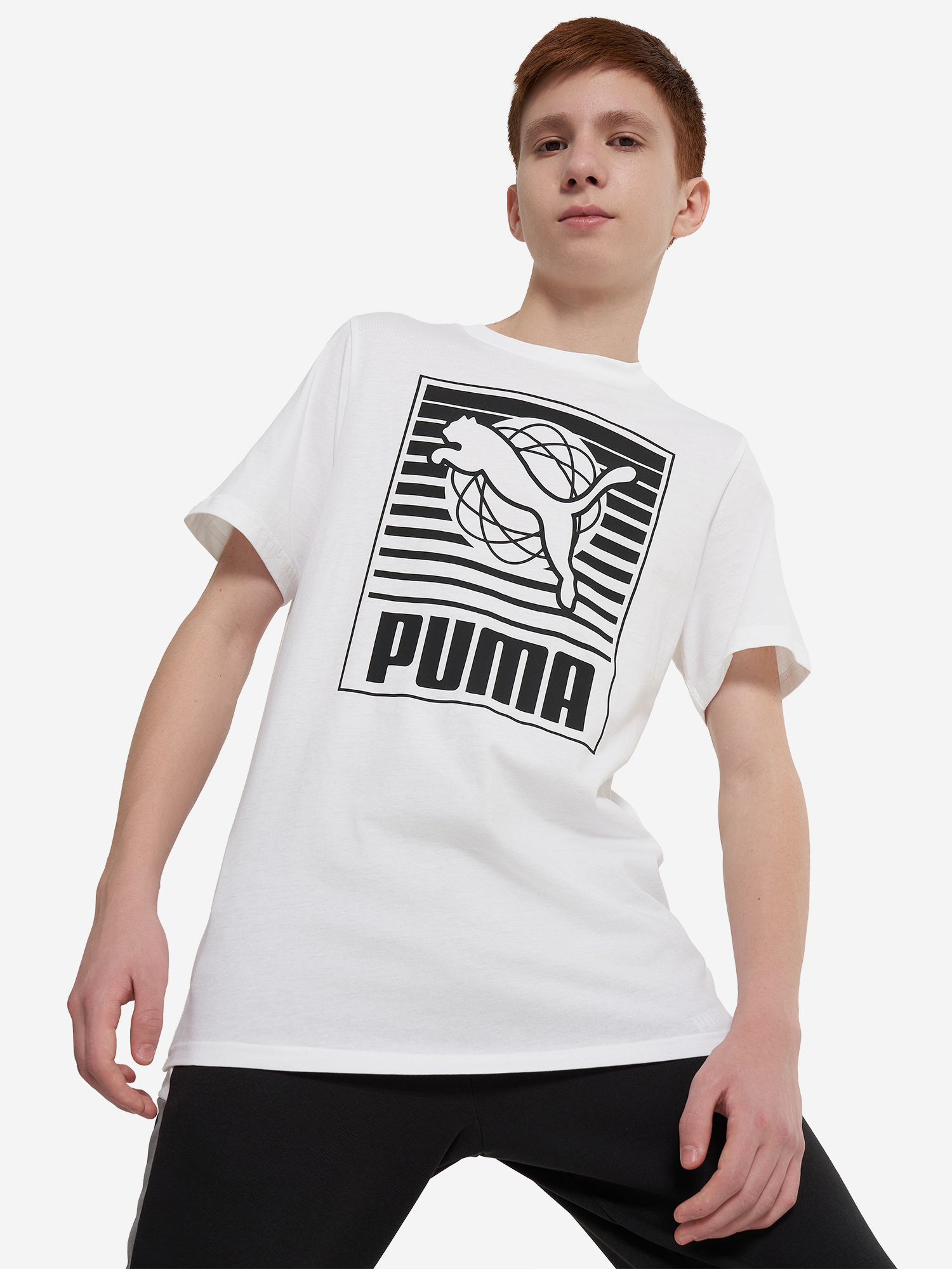 

Футболка для мальчиков PUMA Graphics, Белый