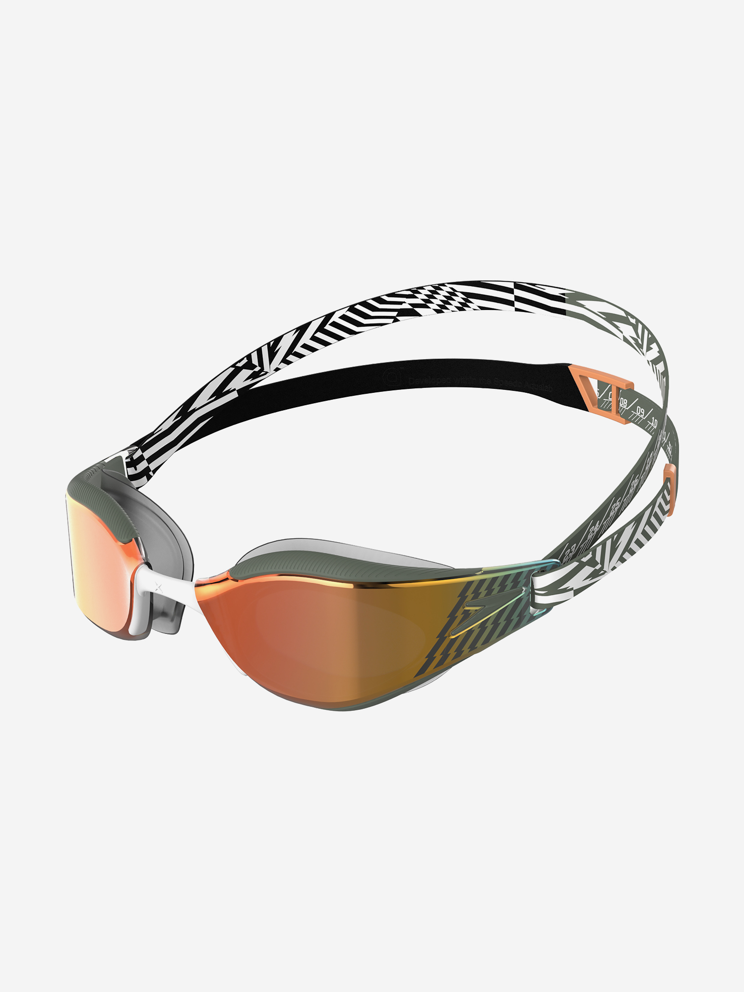 Очки для плавания Speedo Fastskin Hyper Elite Mirror, Золотой