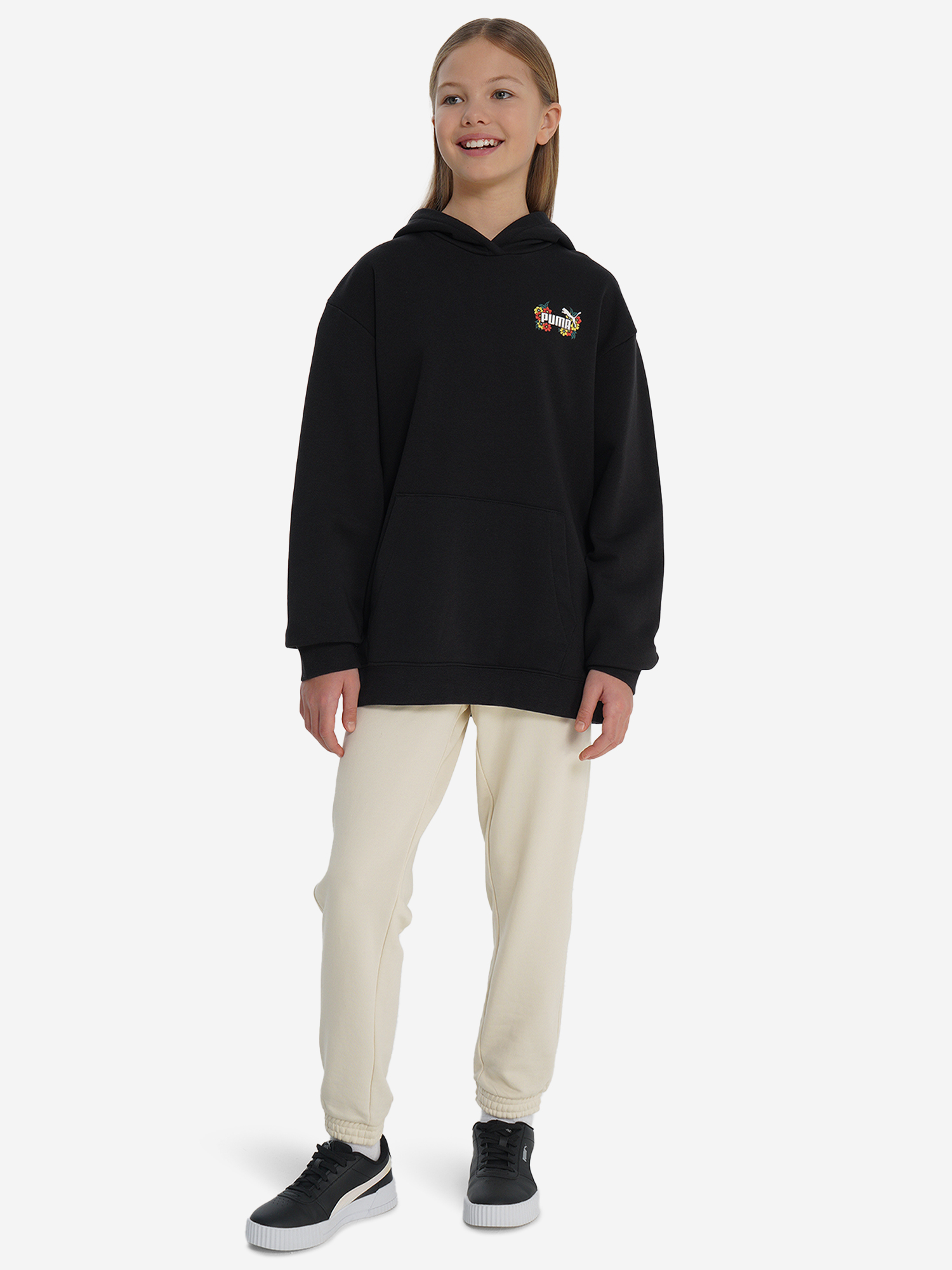 Худи для девочек PUMA Mid90 S, Черный 4