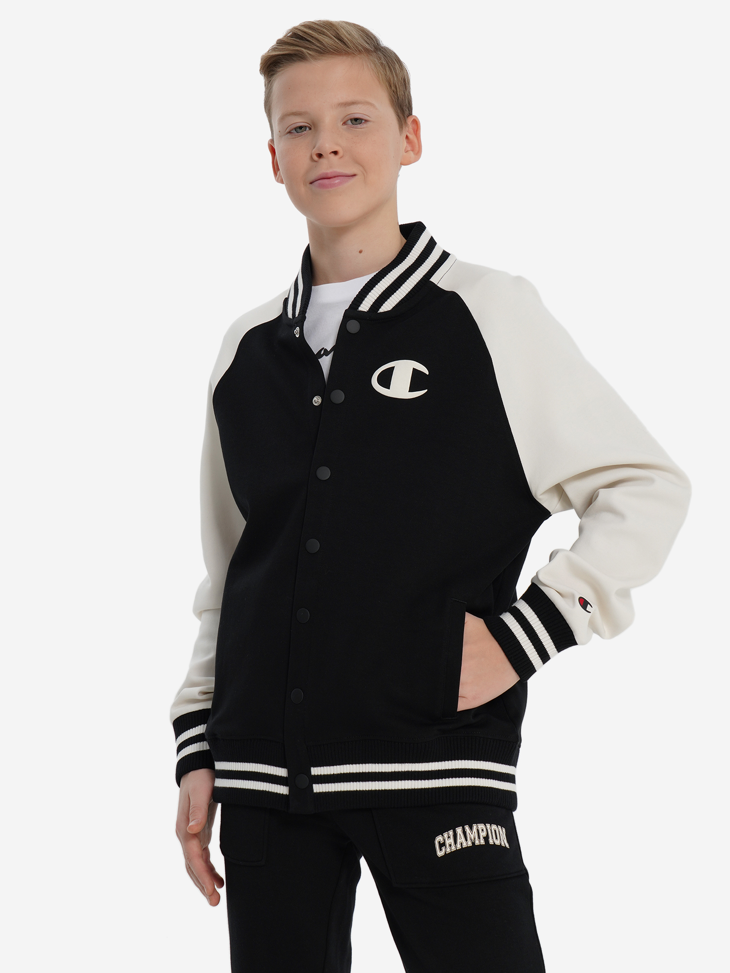 Бомбер Champion, черный, арт. 307638c0k-kk001