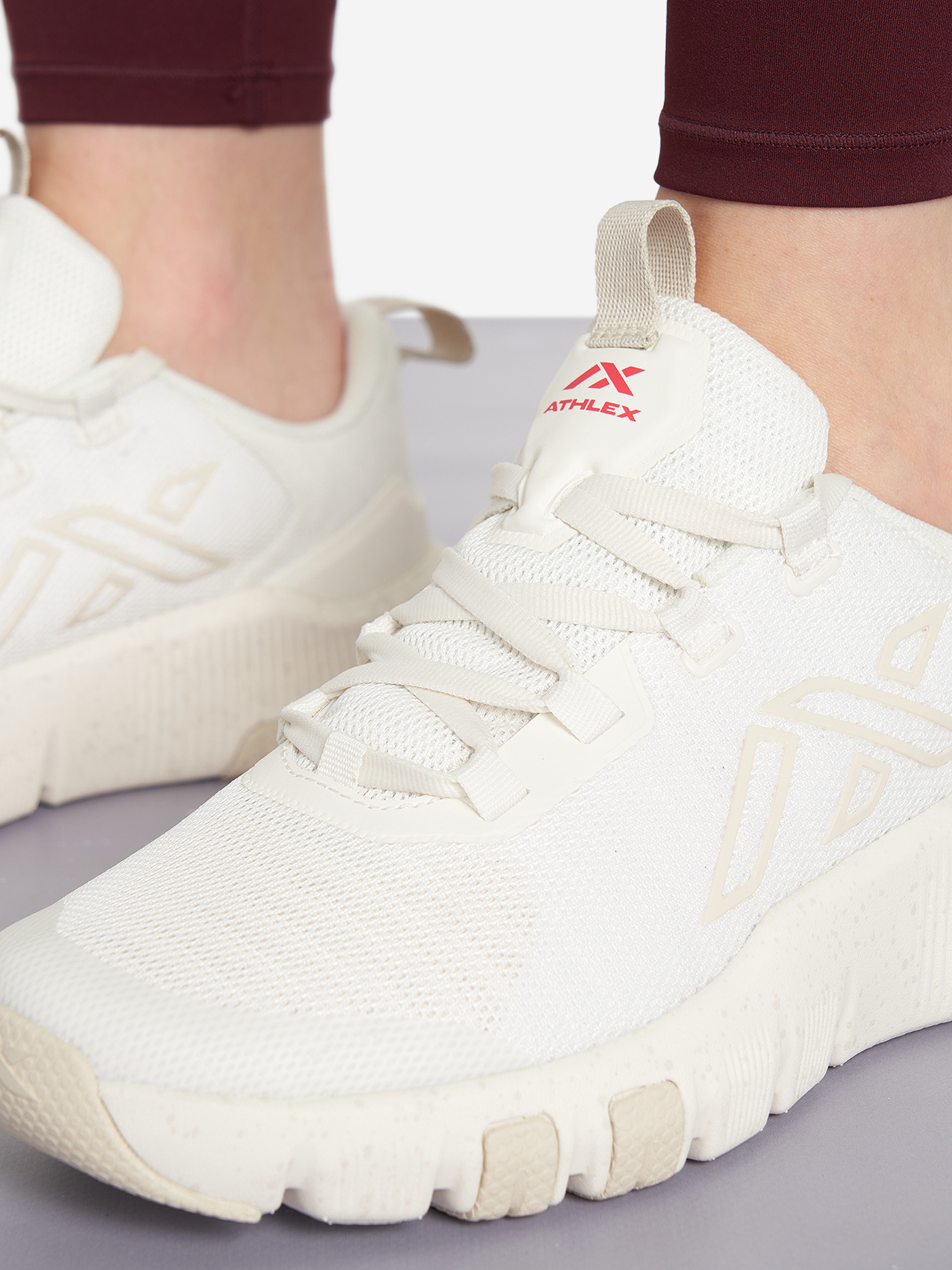фото Кроссовки женские athlex burpee, белый