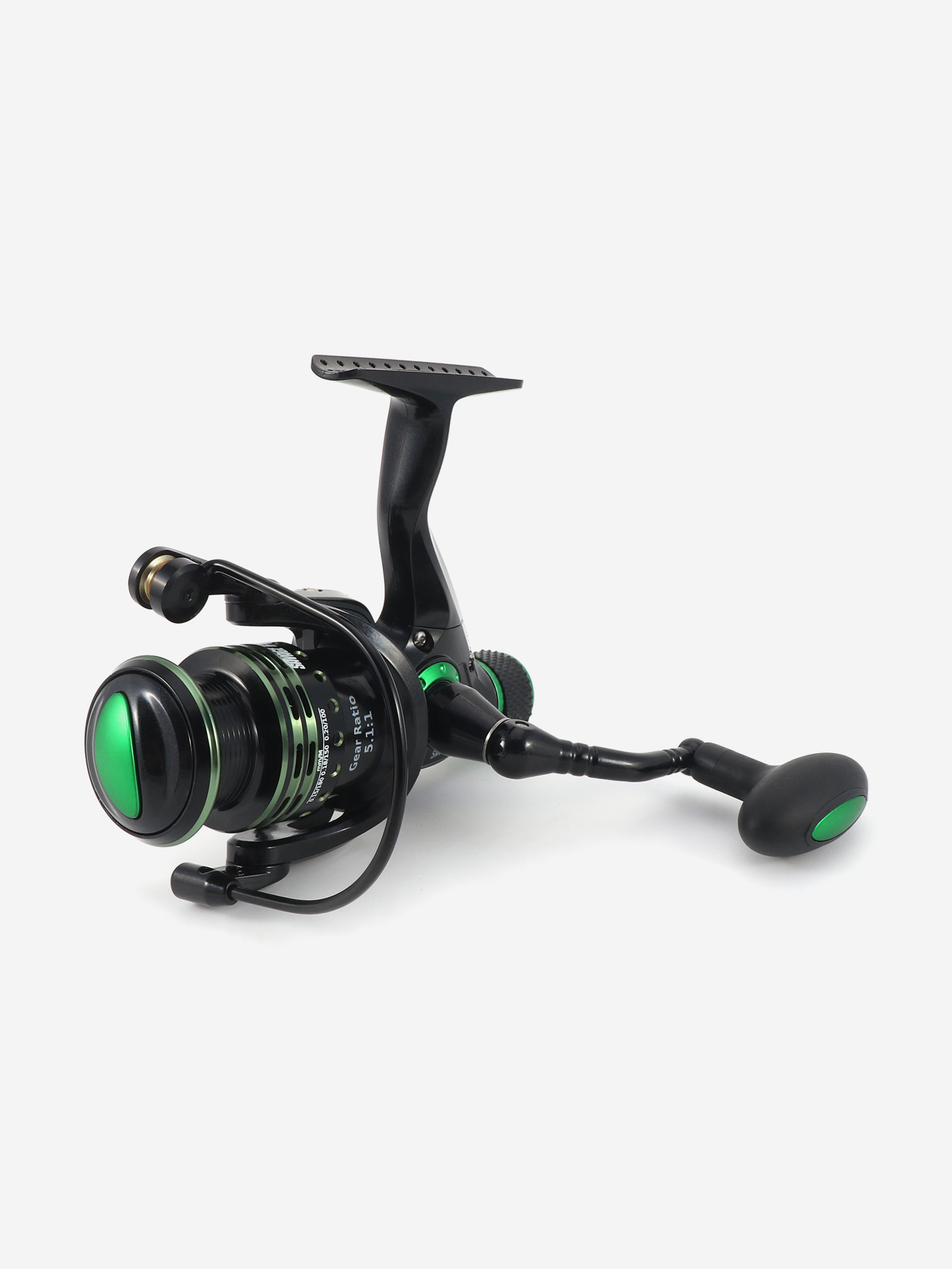 

Катушка безынерционная Namazu Savage Path SP2000, 4+ подшипник, металлическая шпуля + запасная., Черный