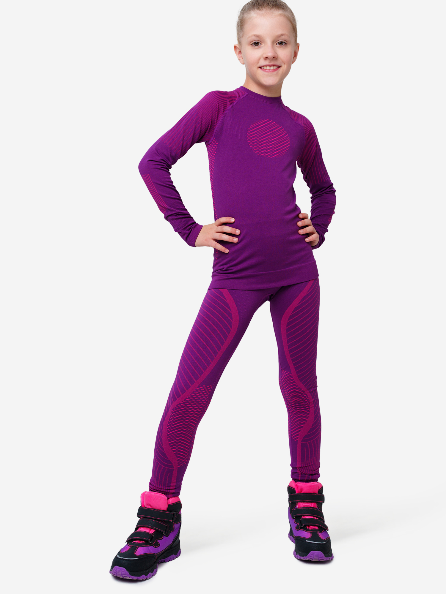 Изображение товара Термокомплект для девочек PlayToday до -15°C для зимних видов спорта