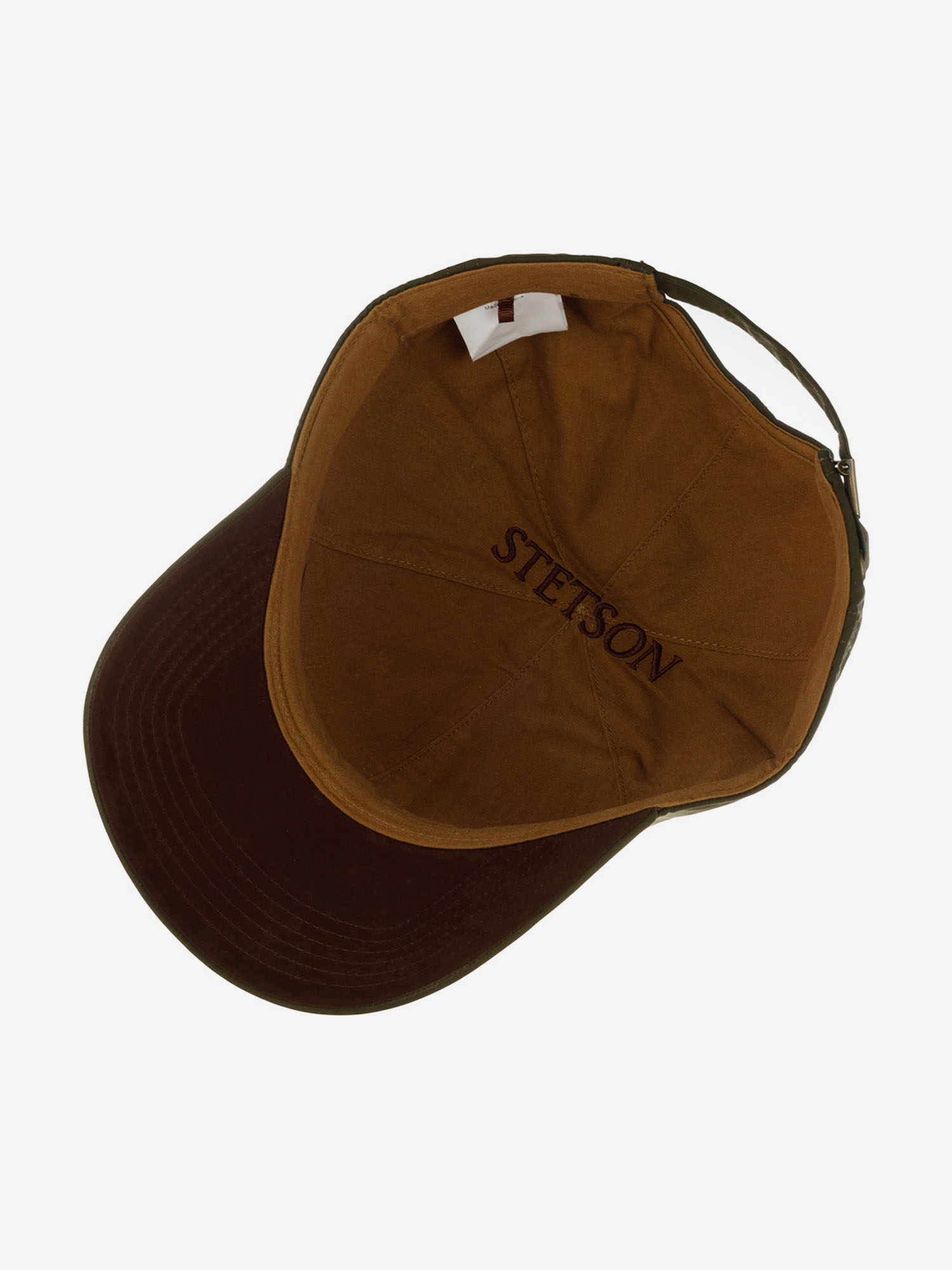 Бейсболка STETSON 7721148 BASEBALL CAP WAXED COTTON WR (оливковый), Мультицвет 02-873XDOXS9Z-03, размер Без размера - фото 4