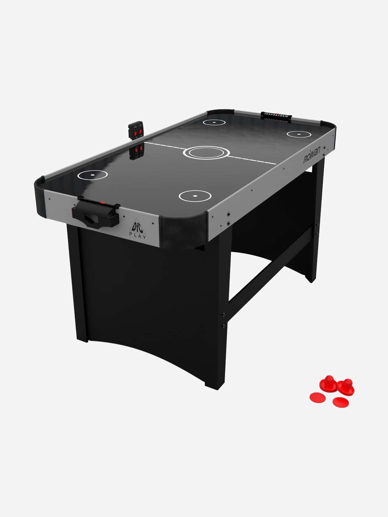 Настольные игры Игровой стол - аэрохоккей DFC ROWAN, Черный