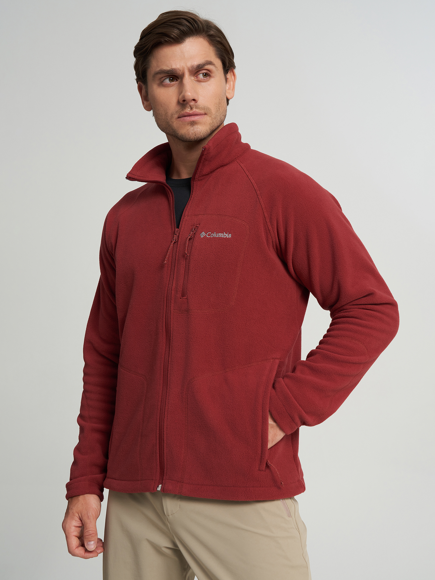 Изображение товара Толстовка мужская Columbia Fast Trek II Full Zip Fleece, Темно-красный Изображение товара Толстовка мужская Columbia Fast Trek II Full Zip Fleece, Темно-красный
