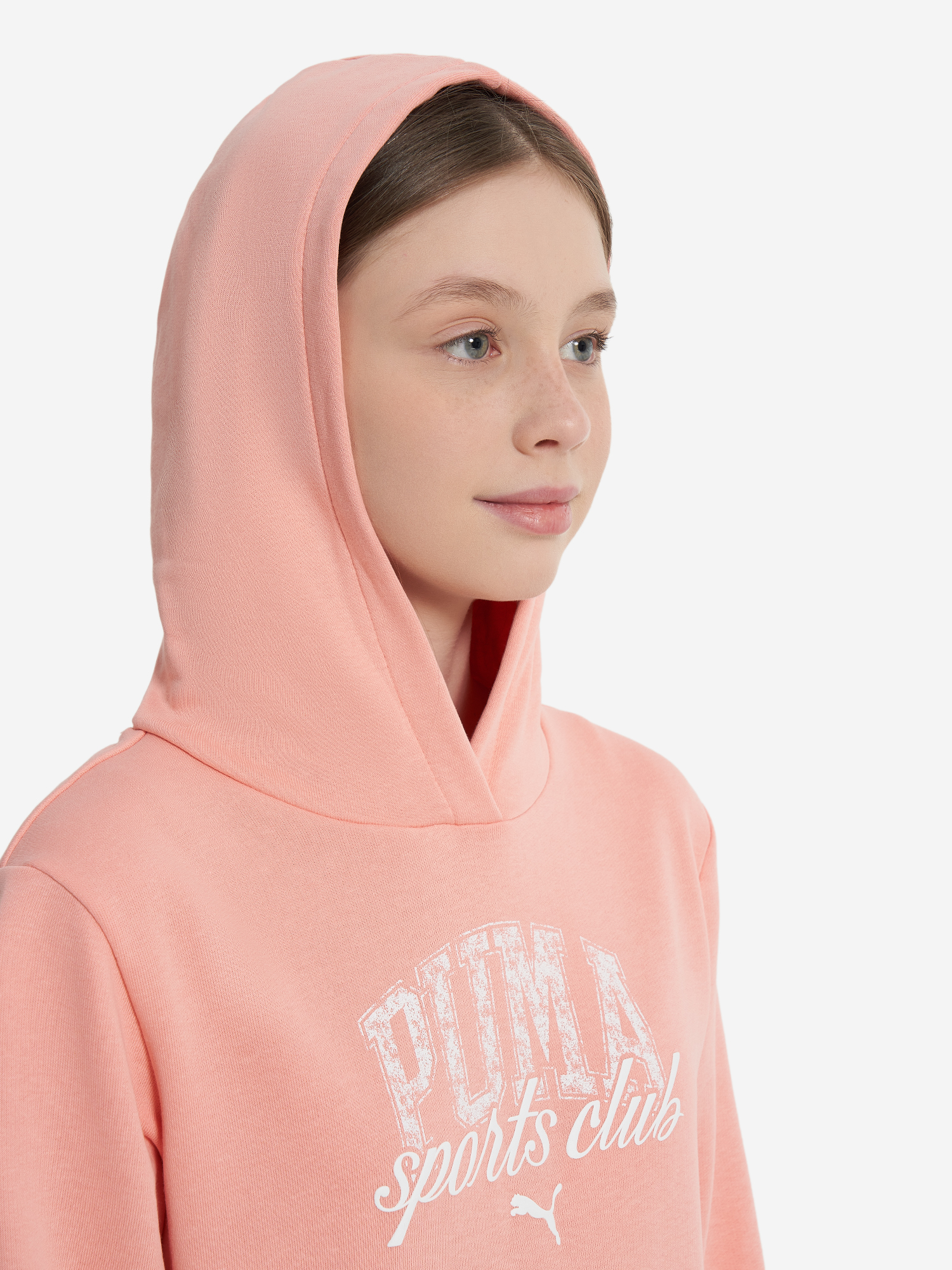 Худи для девочек PUMA Classic, Розовый 5