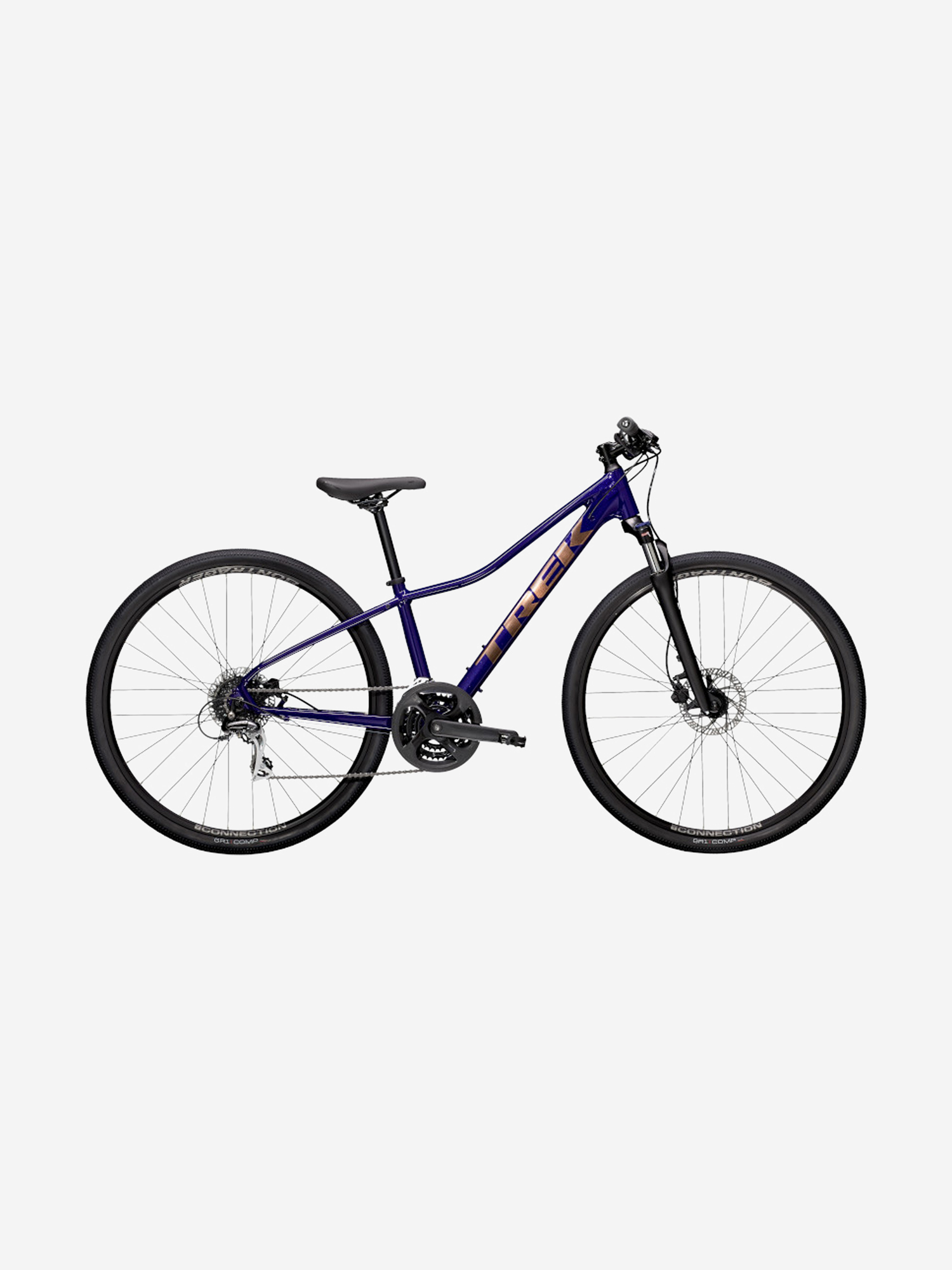 

Велосипед городской женский Trek Dual Sport 2 Wsd 700C, 2021, Фиолетовый