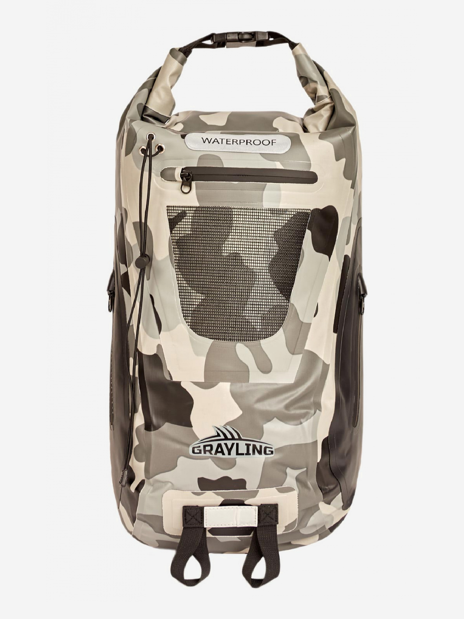 

Герморюкзак унисекс GRAYLING "Kadrin"(Кадрин) 25L (серый кмф), Серый